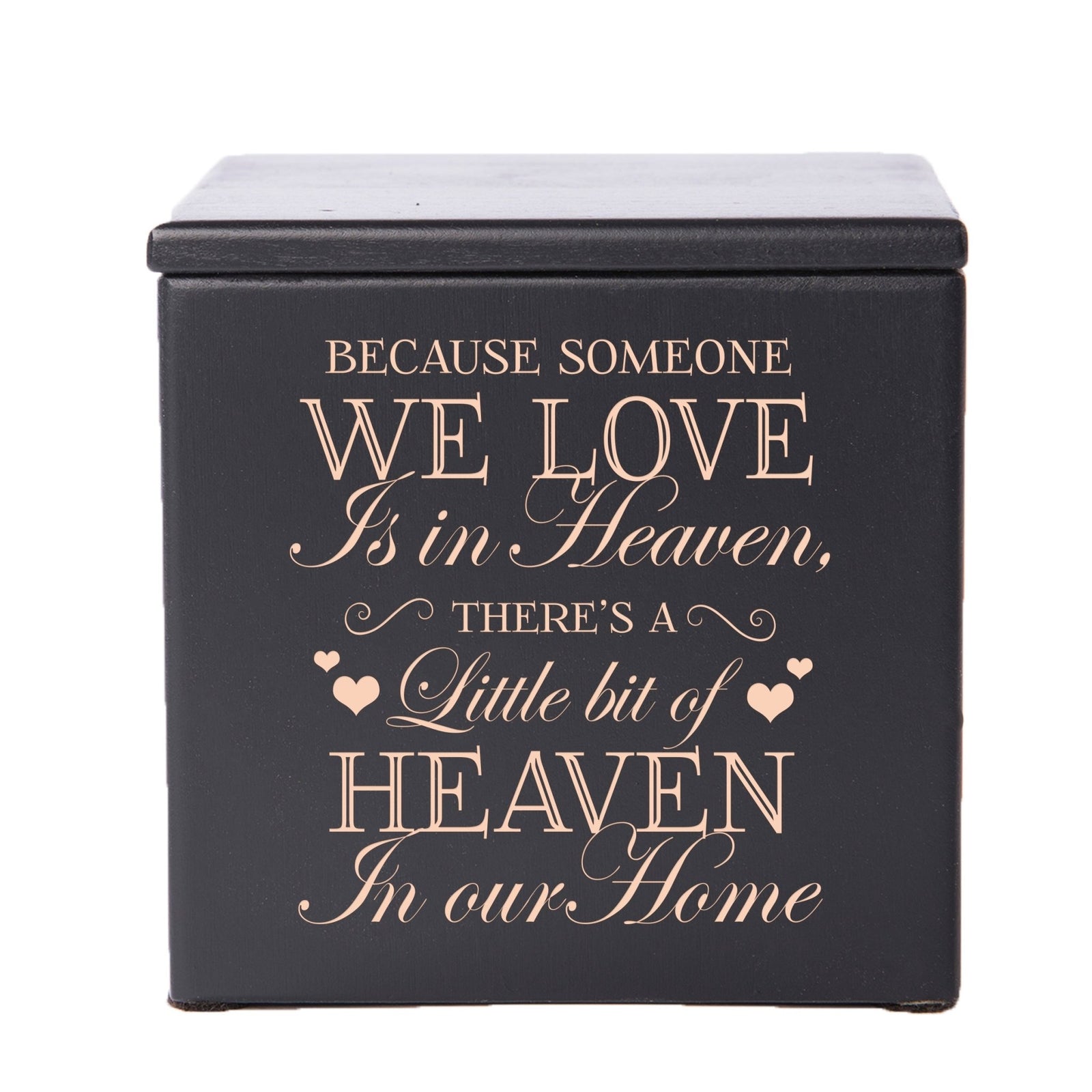 Wooden Funeral Tabletop Keepsake Urn Box for Adults