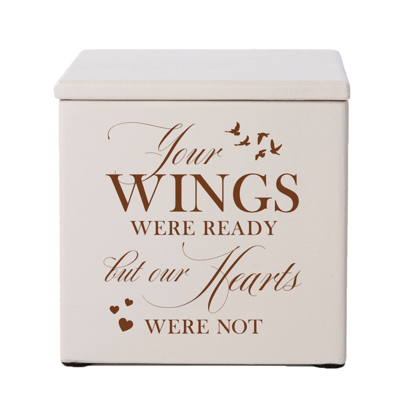 Funeral Wooden Decorative Tabletop Keepsake Urn Box