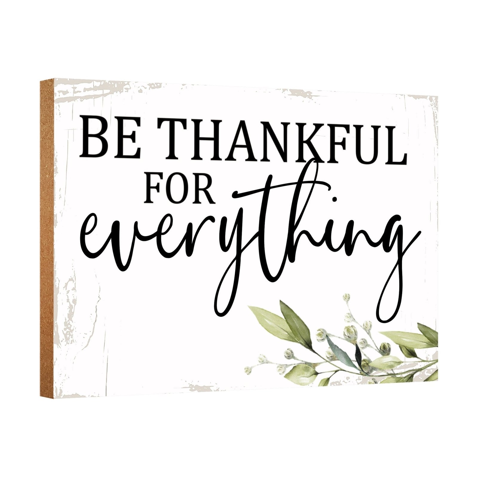 Wooden Fall Shelf Décor and Tabletop Signs for Home Decor - LifeSong Milestones