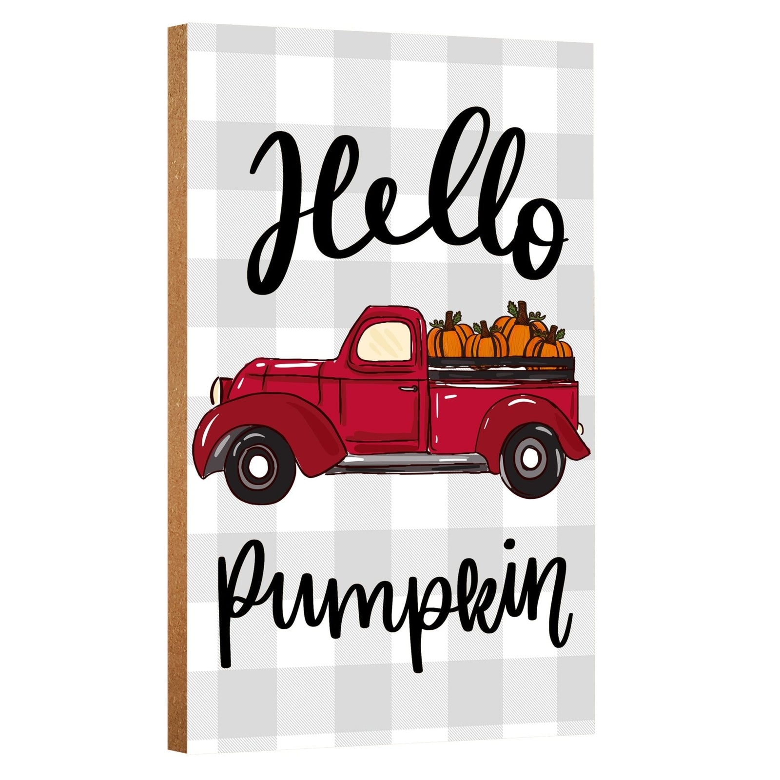 Wooden Fall Shelf Décor and Tabletop Signs for Home Decor - LifeSong Milestones