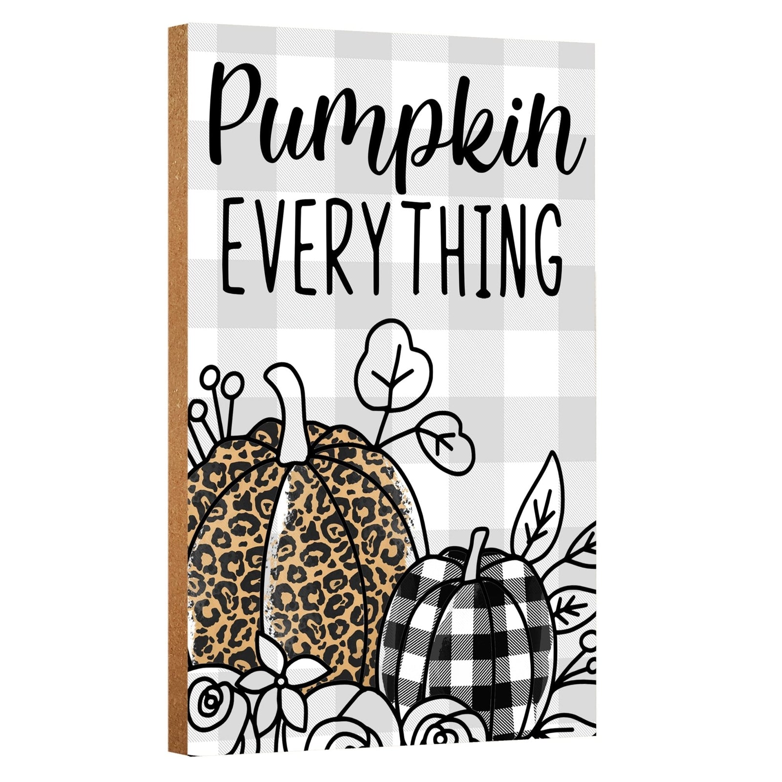 Wooden Fall Shelf Décor and Tabletop Signs for Home Decor - LifeSong Milestones