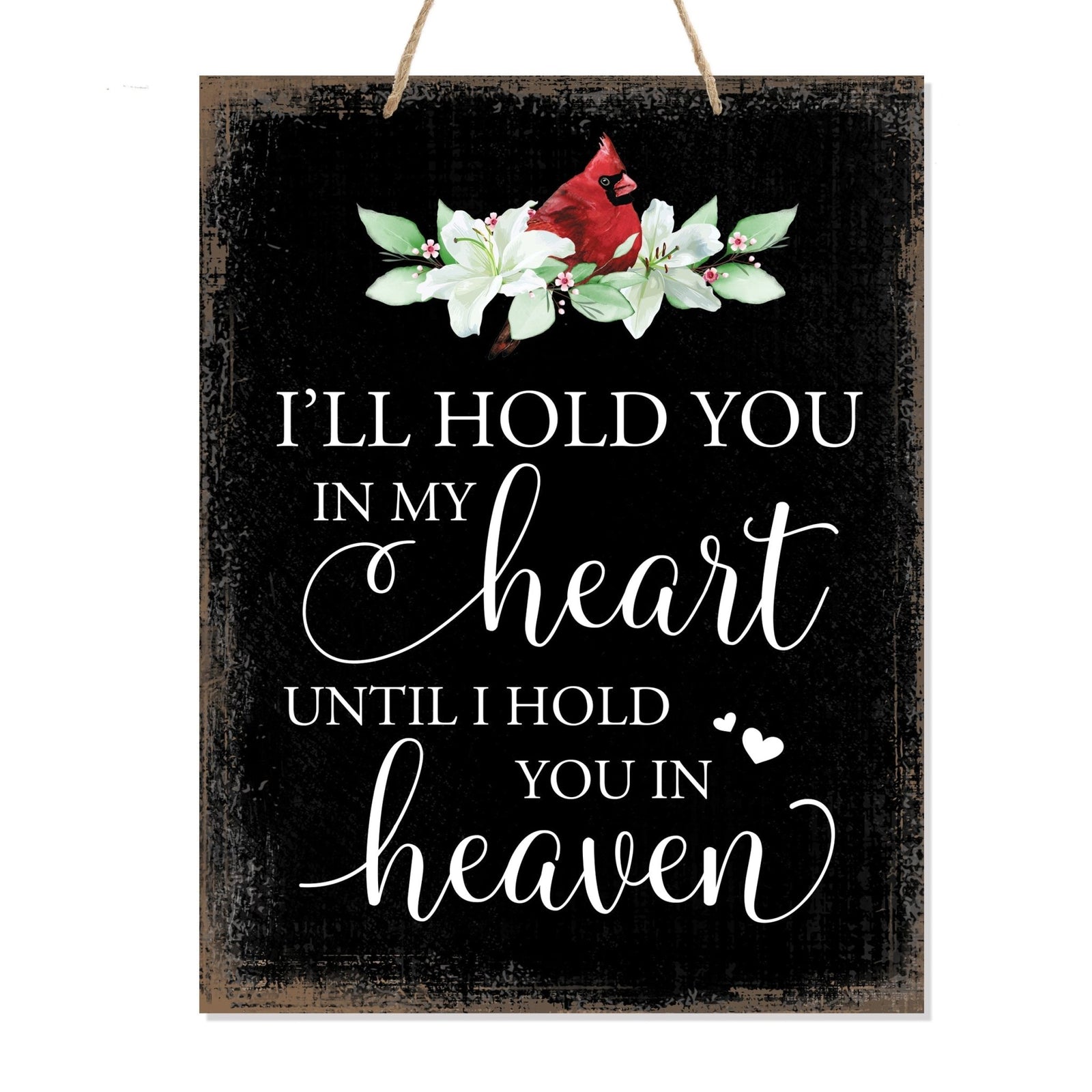 Wooden Hanging Memorial Wall Signs for Bereavement Gifts - LifeSong Milestones