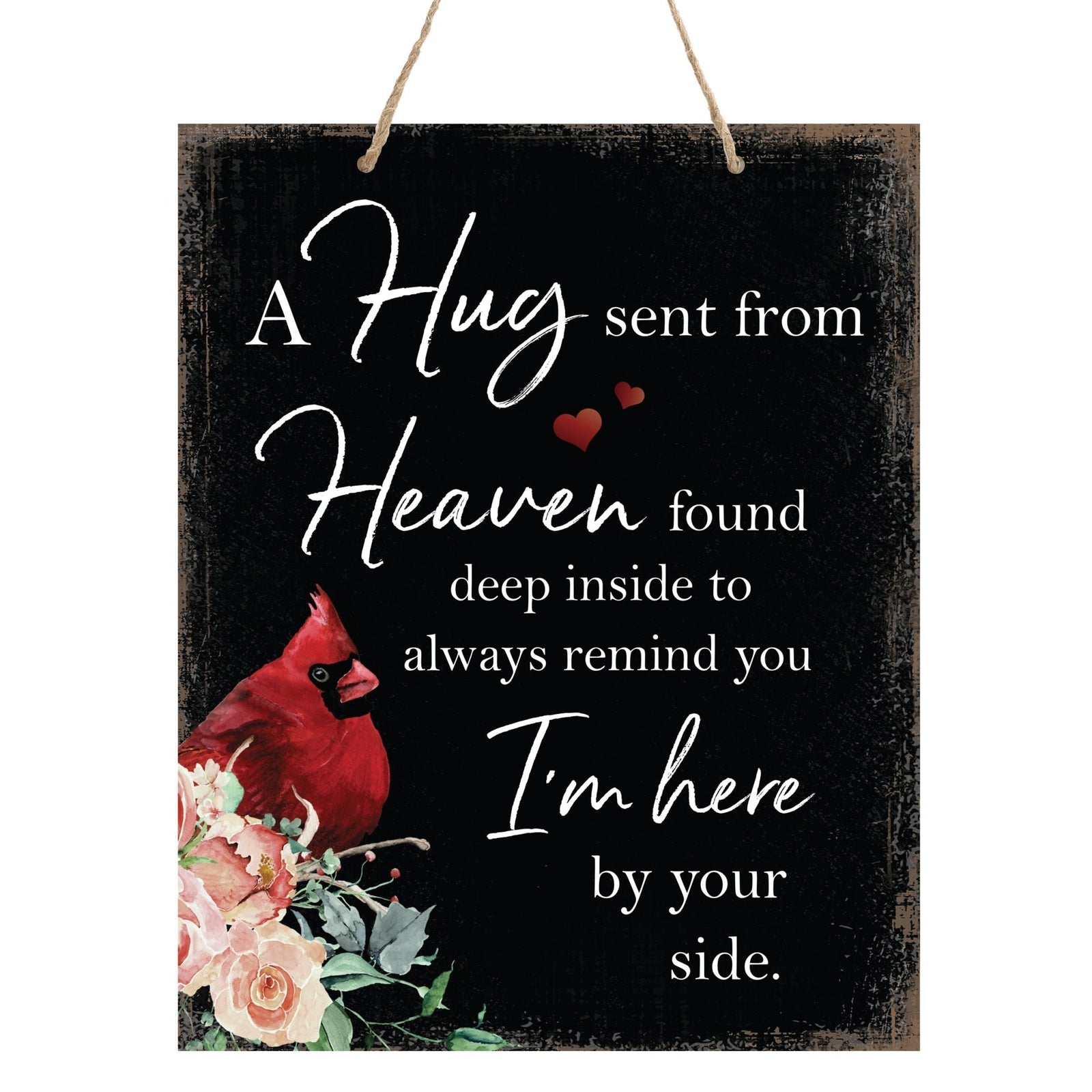 Wooden Hanging Memorial Wall Signs for Bereavement Gifts - LifeSong Milestones