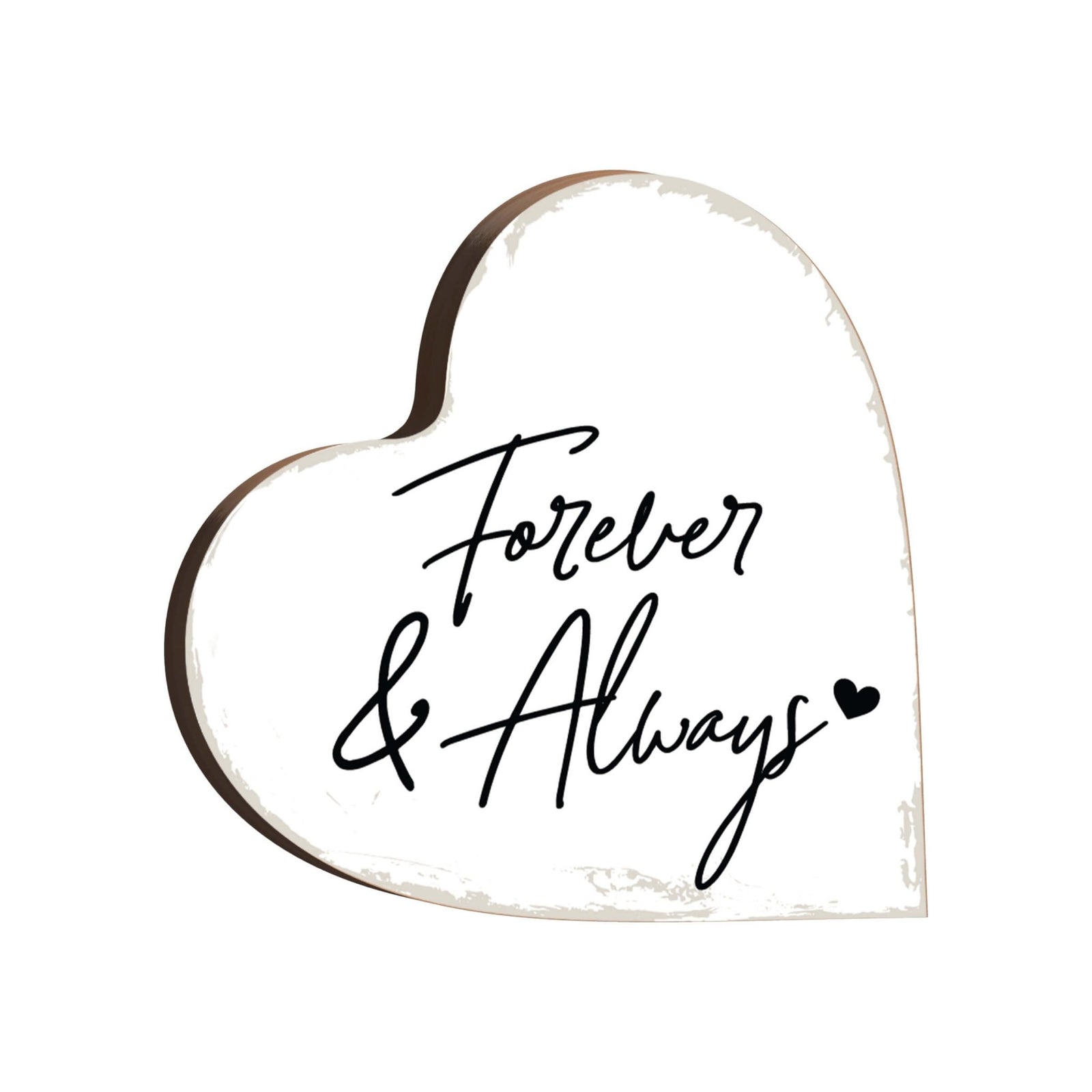 Wooden Heart Block Sign Gift for Mother’s Day - LifeSong Milestones