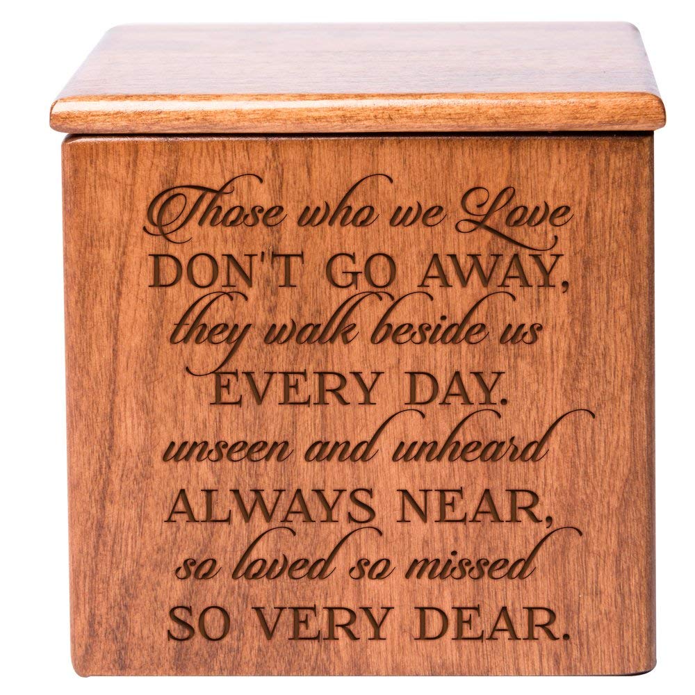 Funeral Wooden Keepsake Urn Box for Funeral Service
