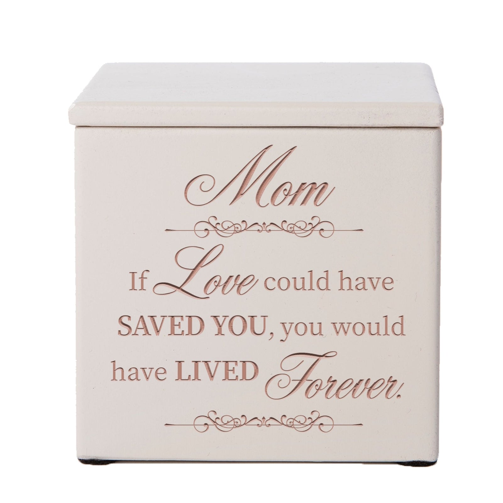 Handcrafted Memorial Wooden Keepsake Urns for Mom