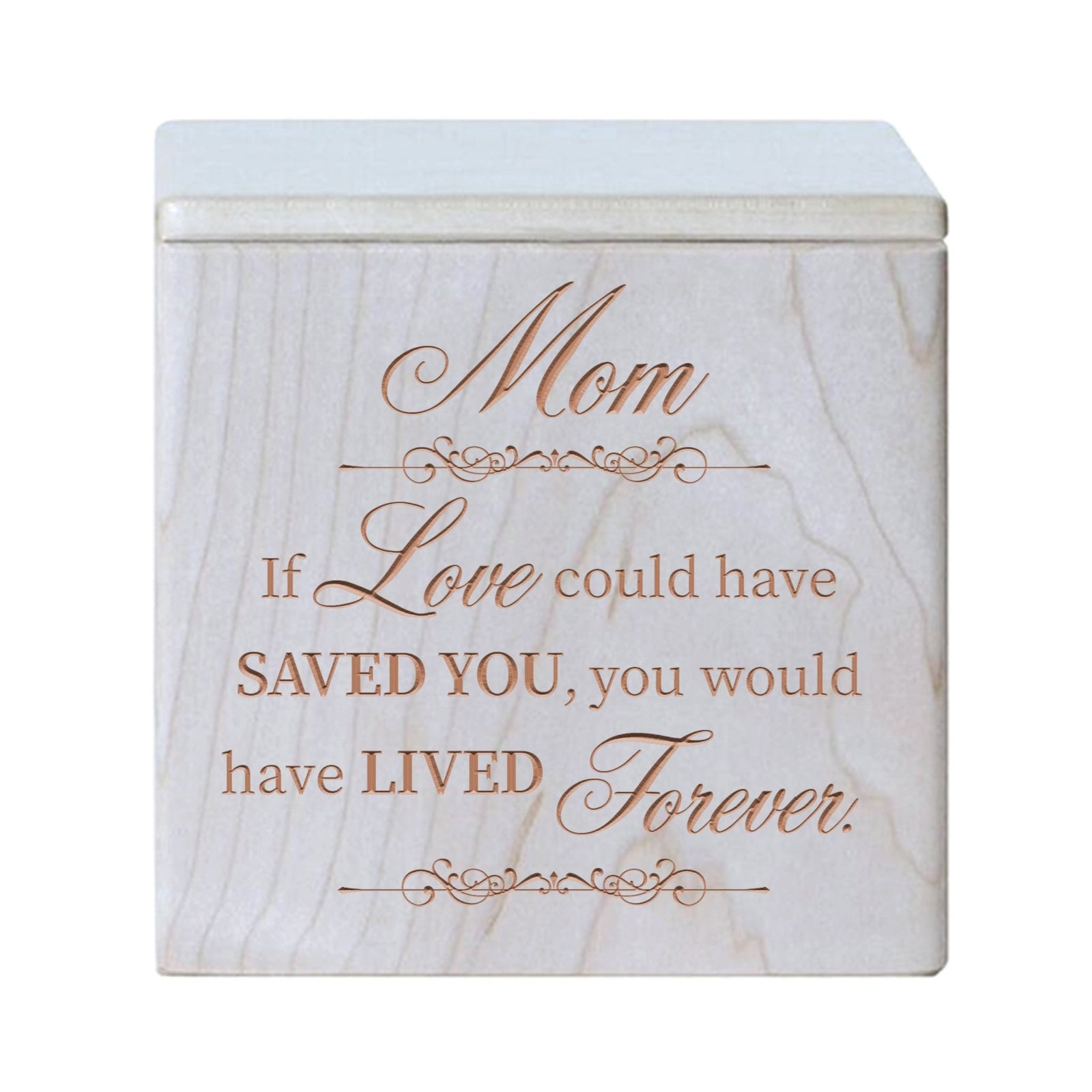 Handcrafted Memorial Wooden Keepsake Urns for Mom