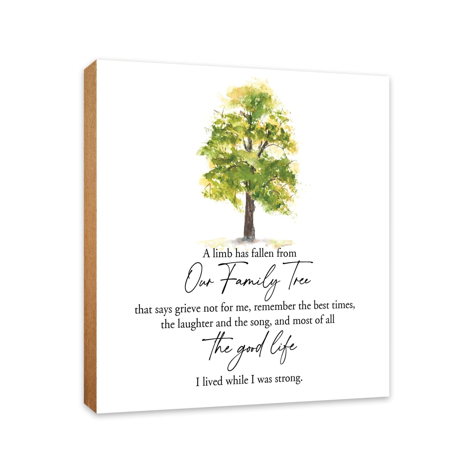 Wooden Memorial Shelf Décor and Tabletop - LifeSong Milestones