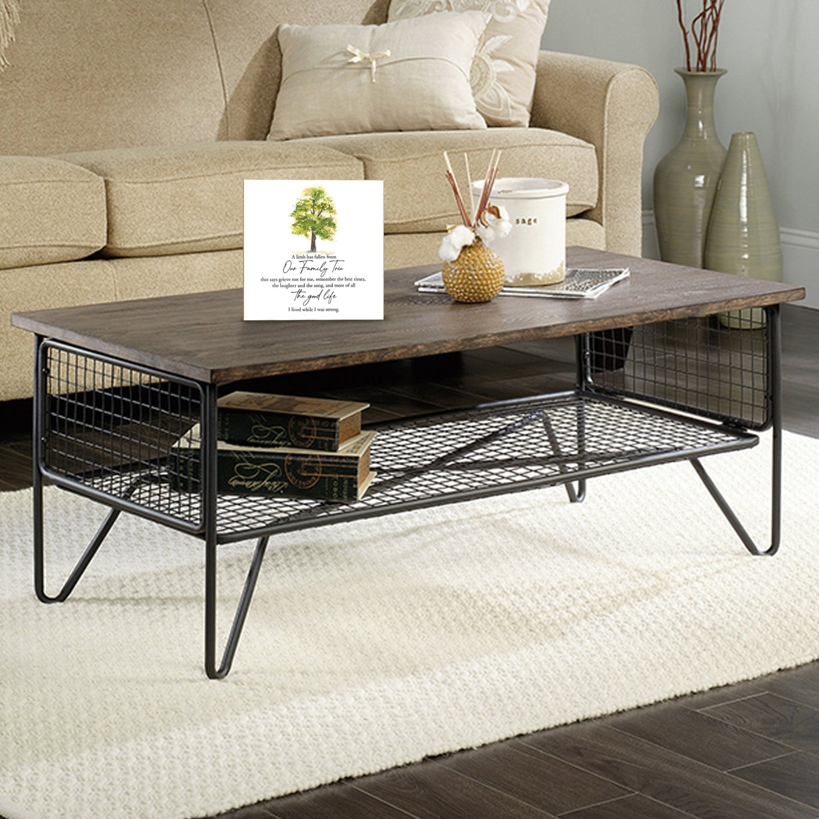 Wooden Memorial Shelf Décor and Tabletop - LifeSong Milestones