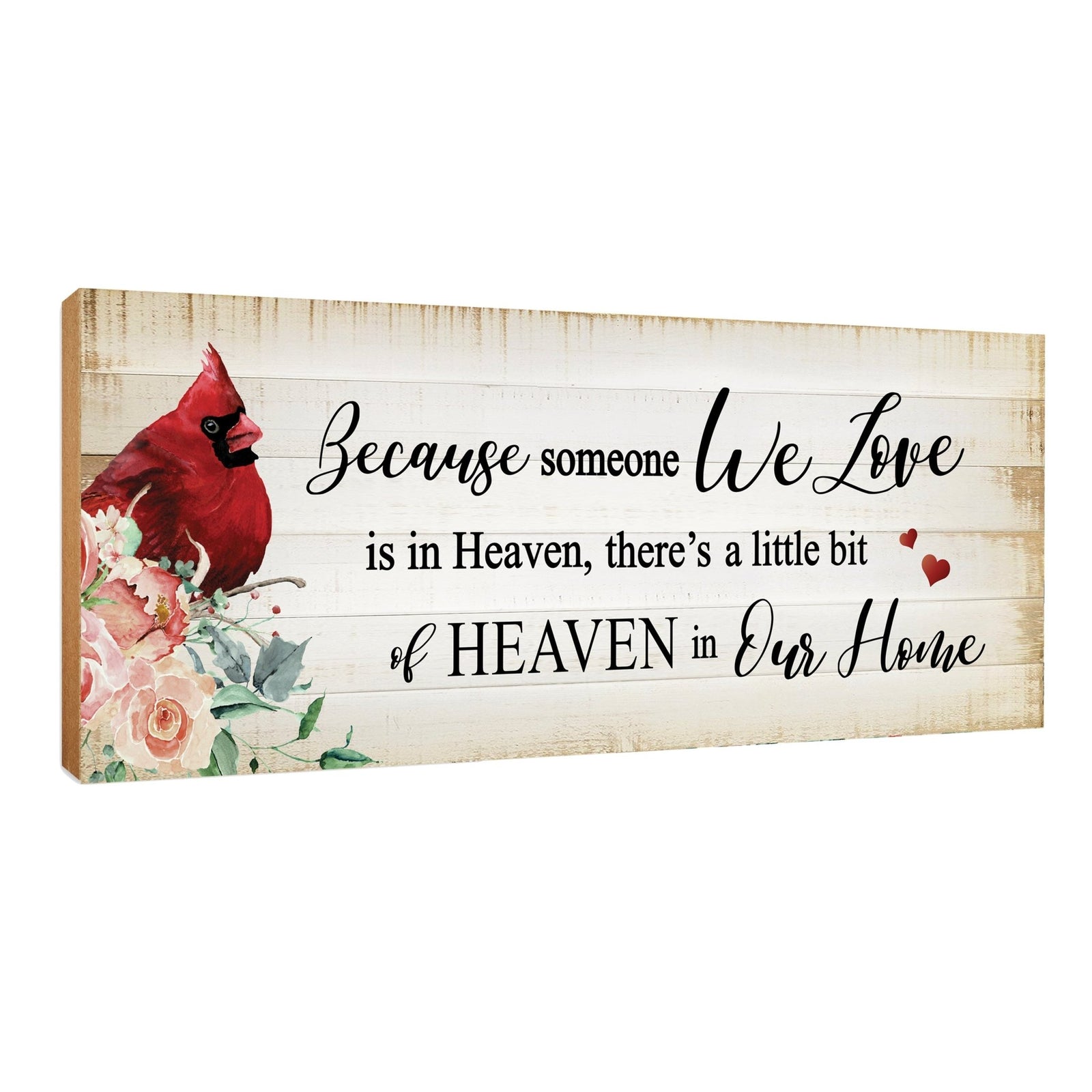 Wooden Memorial Shelf Décor and Tabletop Signs Sympathy Gifts - LifeSong Milestones