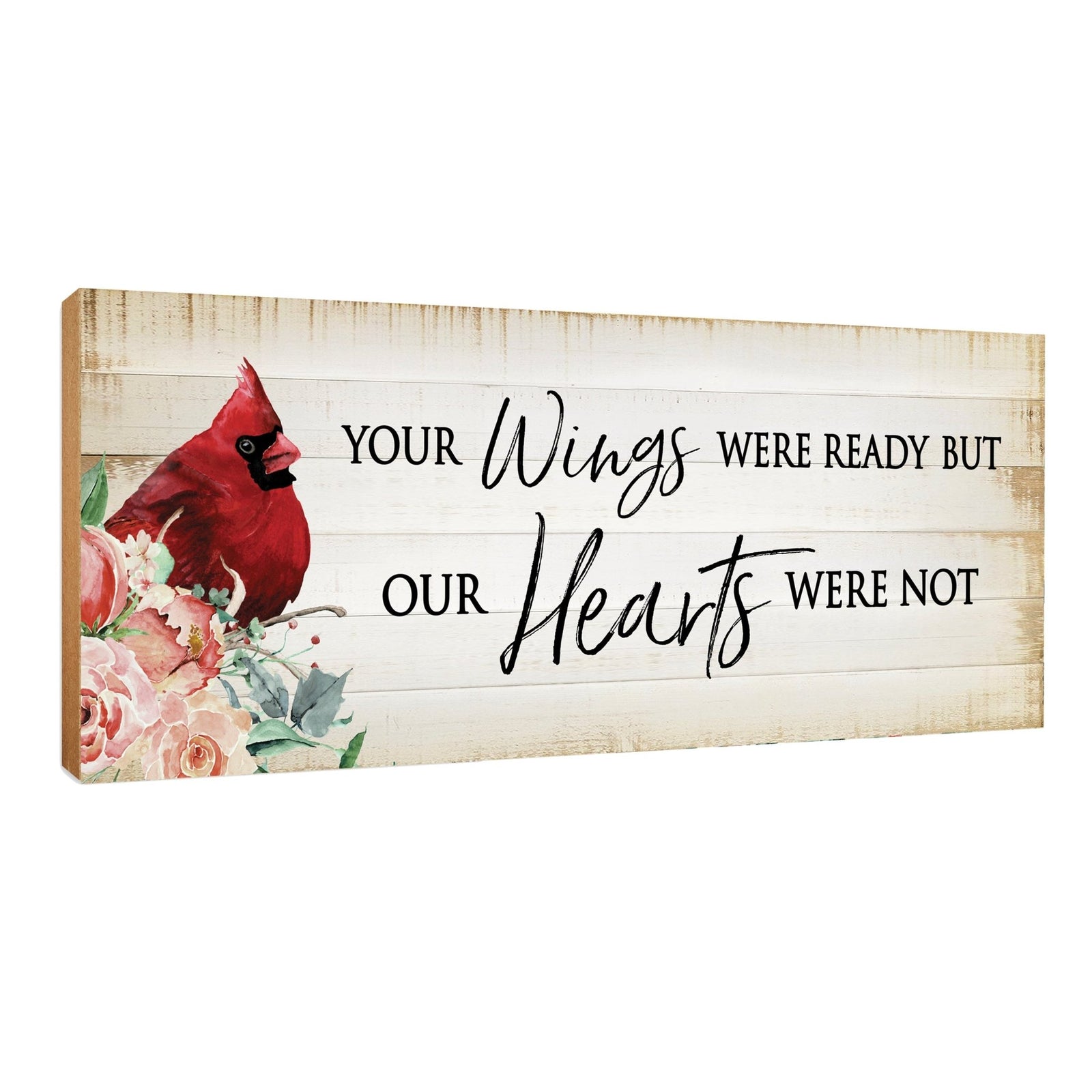 Wooden Memorial Shelf Décor and Tabletop Signs Sympathy Gifts - LifeSong Milestones