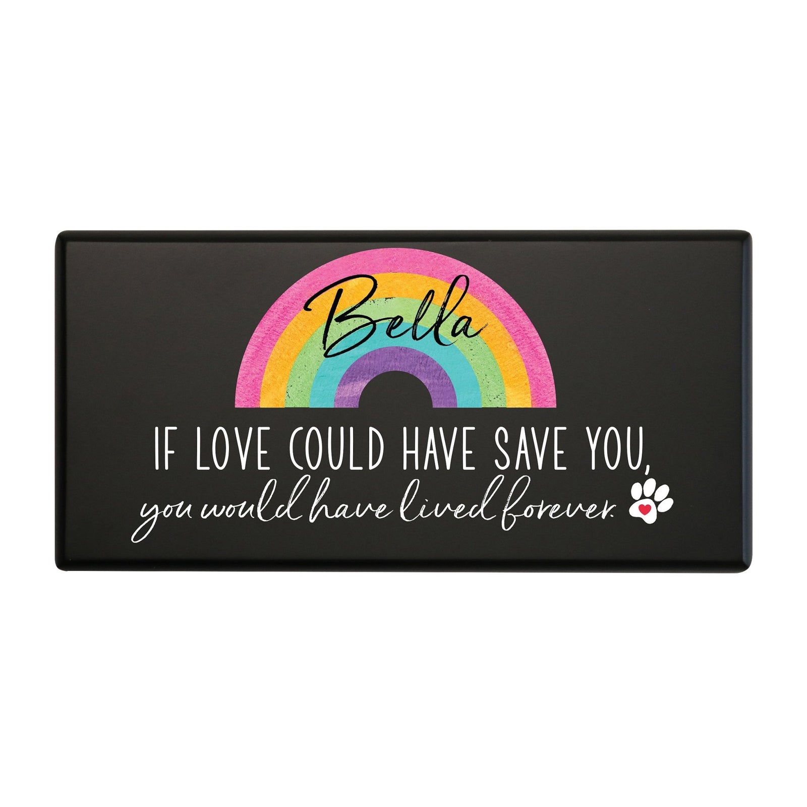 Wooden Pet Urns for Ashes – Custom Engraved Pet Urn Box with Photo Frame - If Love Could Have Saved - LifeSong Milestones