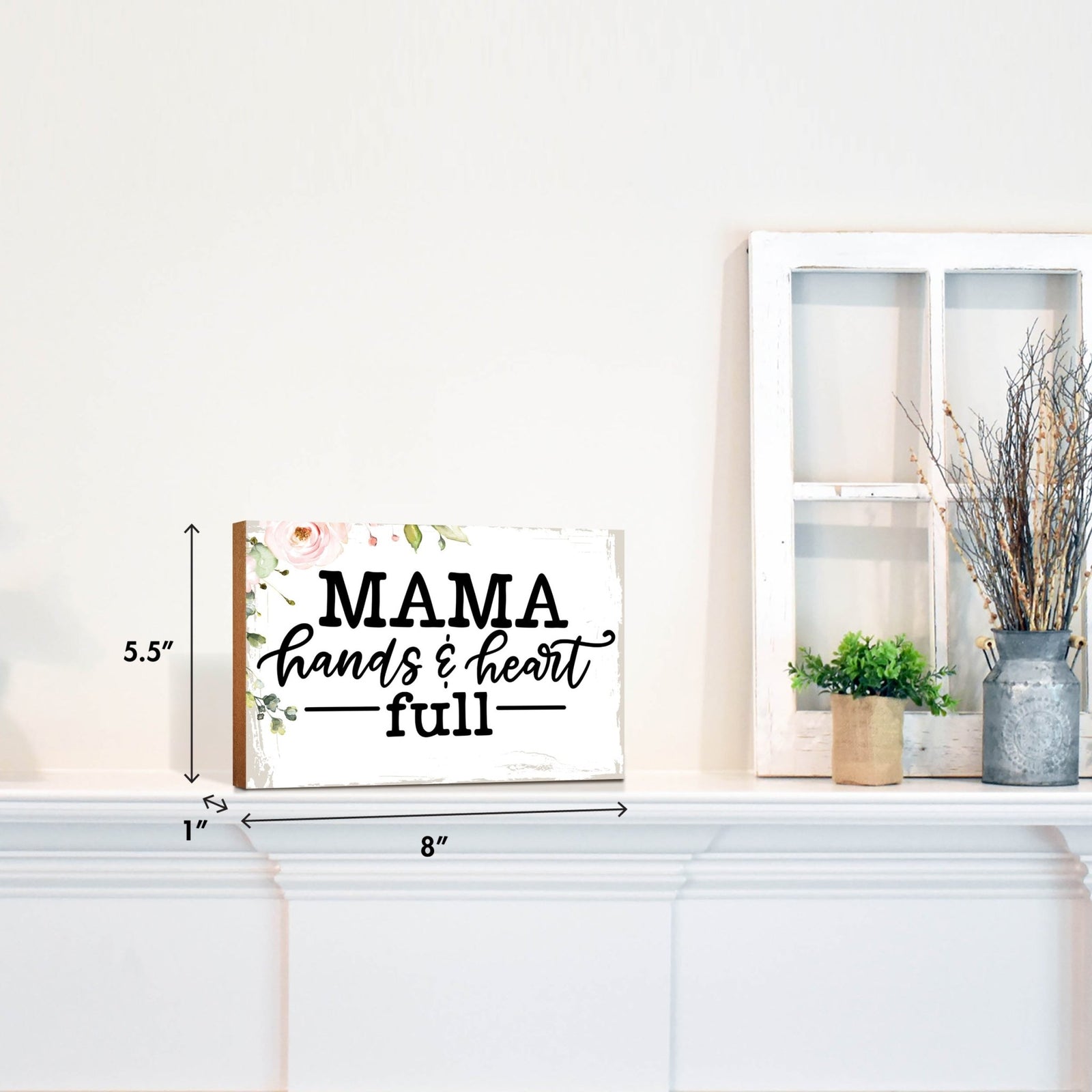Wooden Shelf and Tabletop Home Decor Gift for Mother’s Day - LifeSong Milestones