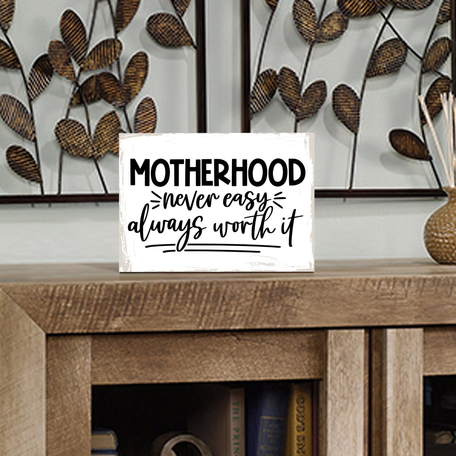 Wooden Shelf and Tabletop Home Decor Gift for Mother’s Day - LifeSong Milestones