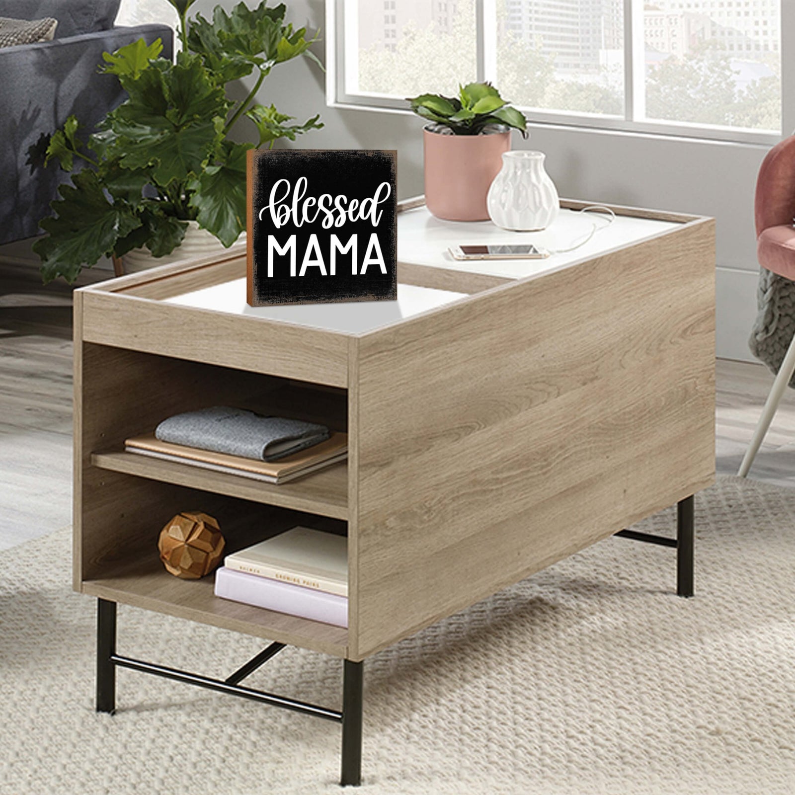 Wooden Shelf Decor and Tabletop Signs Gift for Mother’s Day - LifeSong Milestones