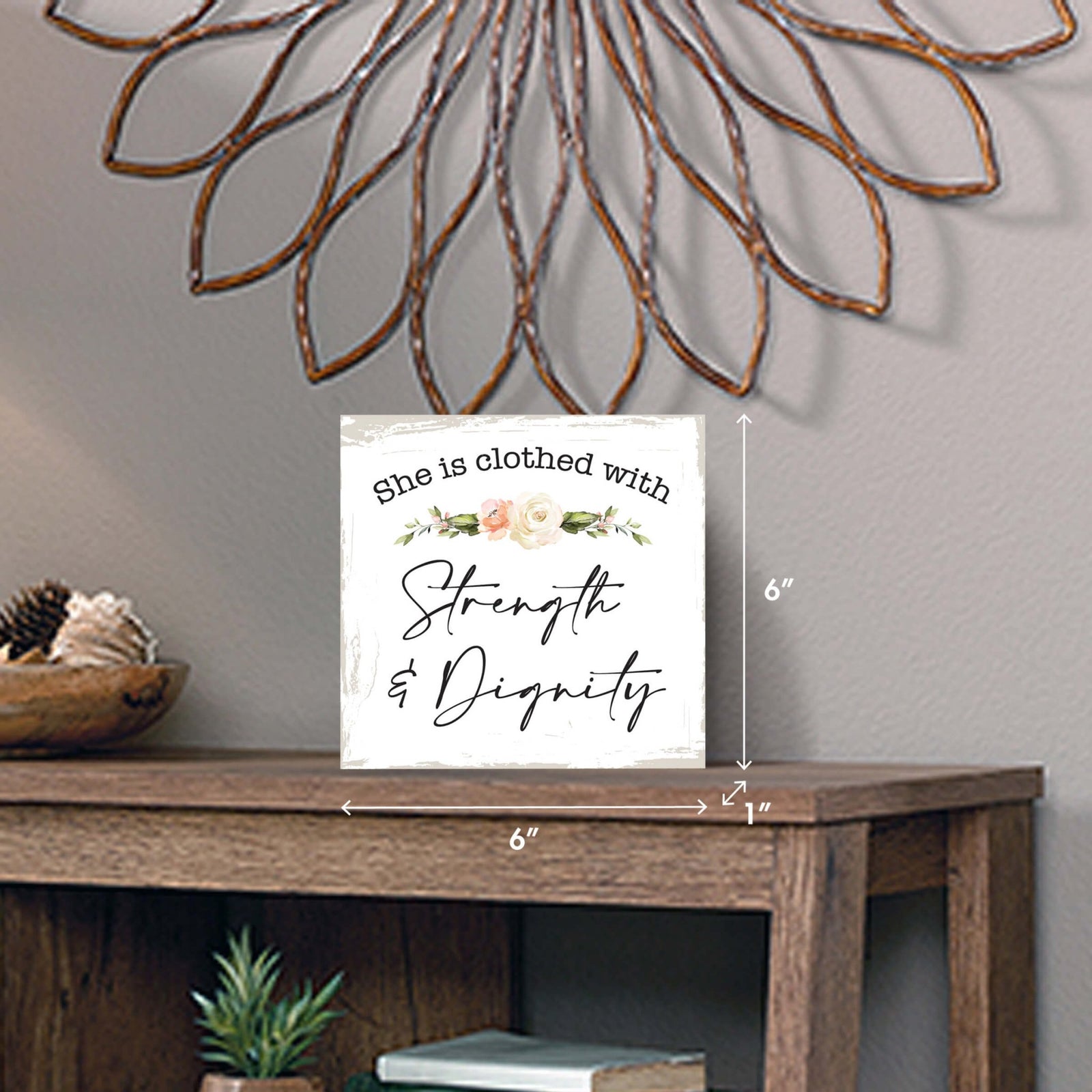 Wooden Shelf Decor and Tabletop Signs Gift for Mother’s Day - LifeSong Milestones