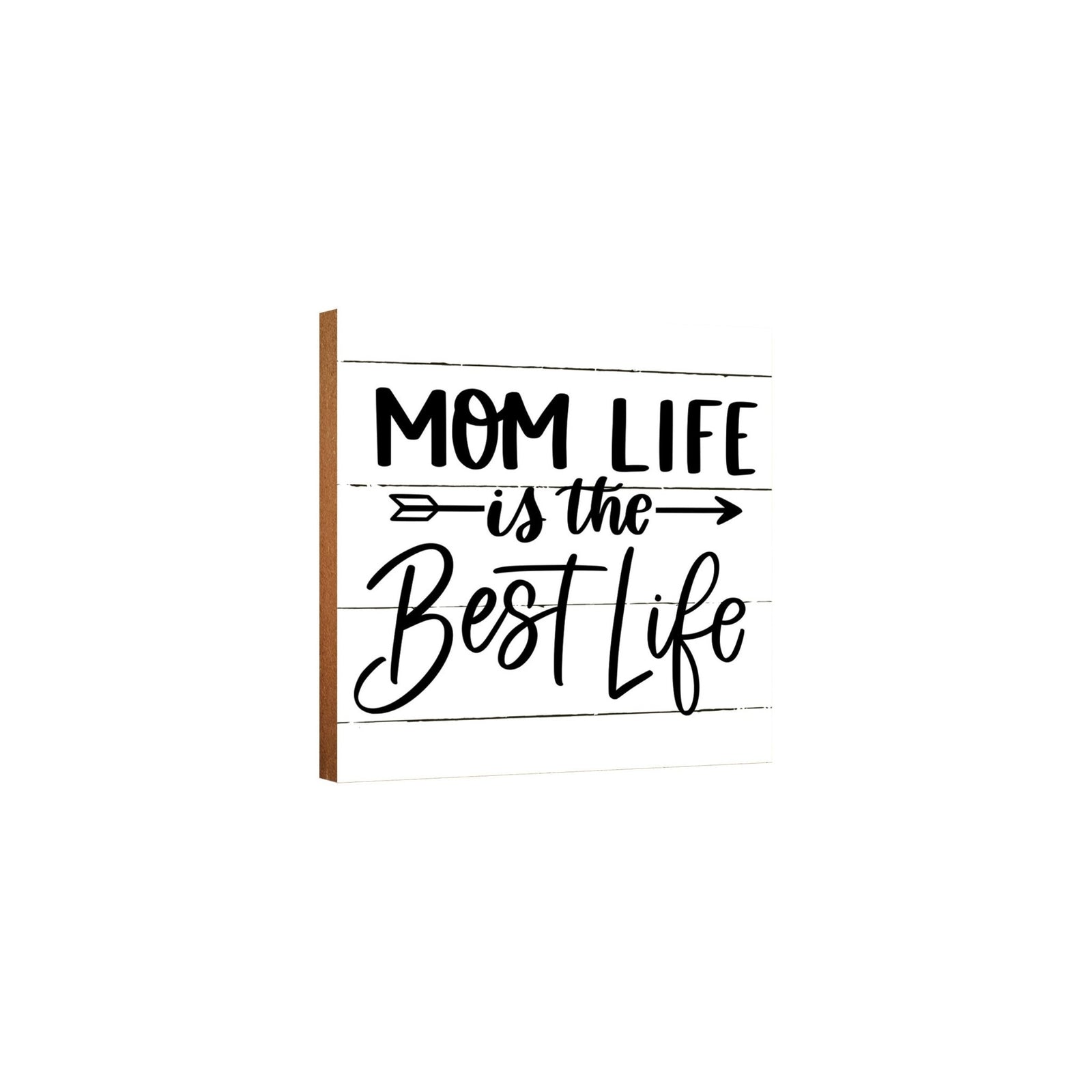 Wooden Shelf Decor and Tabletop Signs Gift for Mother’s Day - LifeSong Milestones