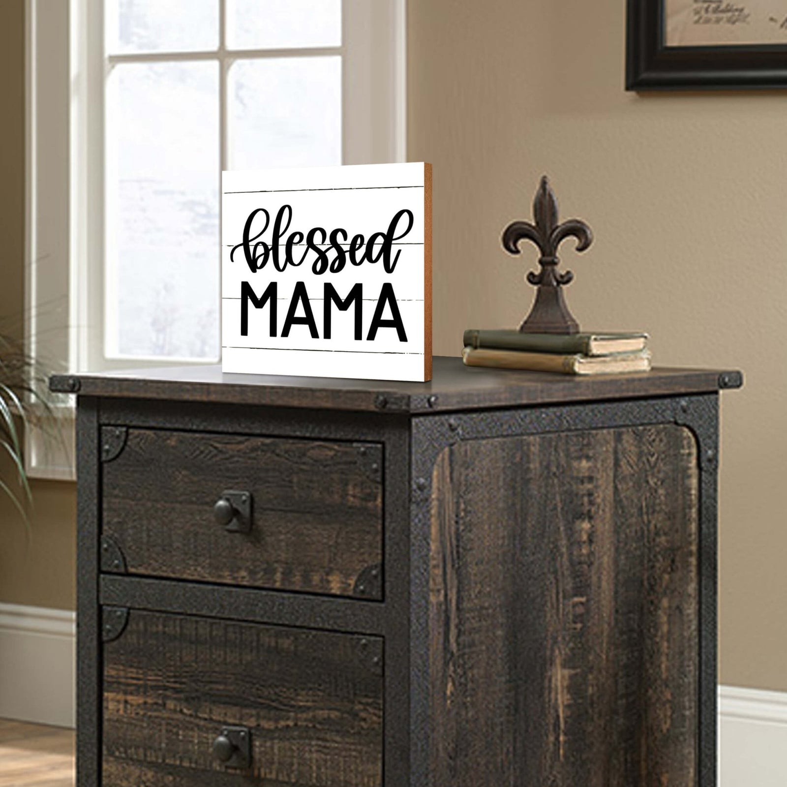 Wooden Shelf Decor and Tabletop Signs Gift for Mother’s Day - LifeSong Milestones