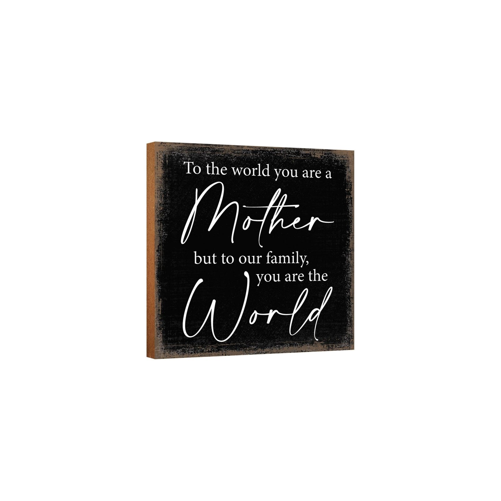 Wooden Shelf Decor and Tabletop Signs Gift for Mother’s Day - LifeSong Milestones