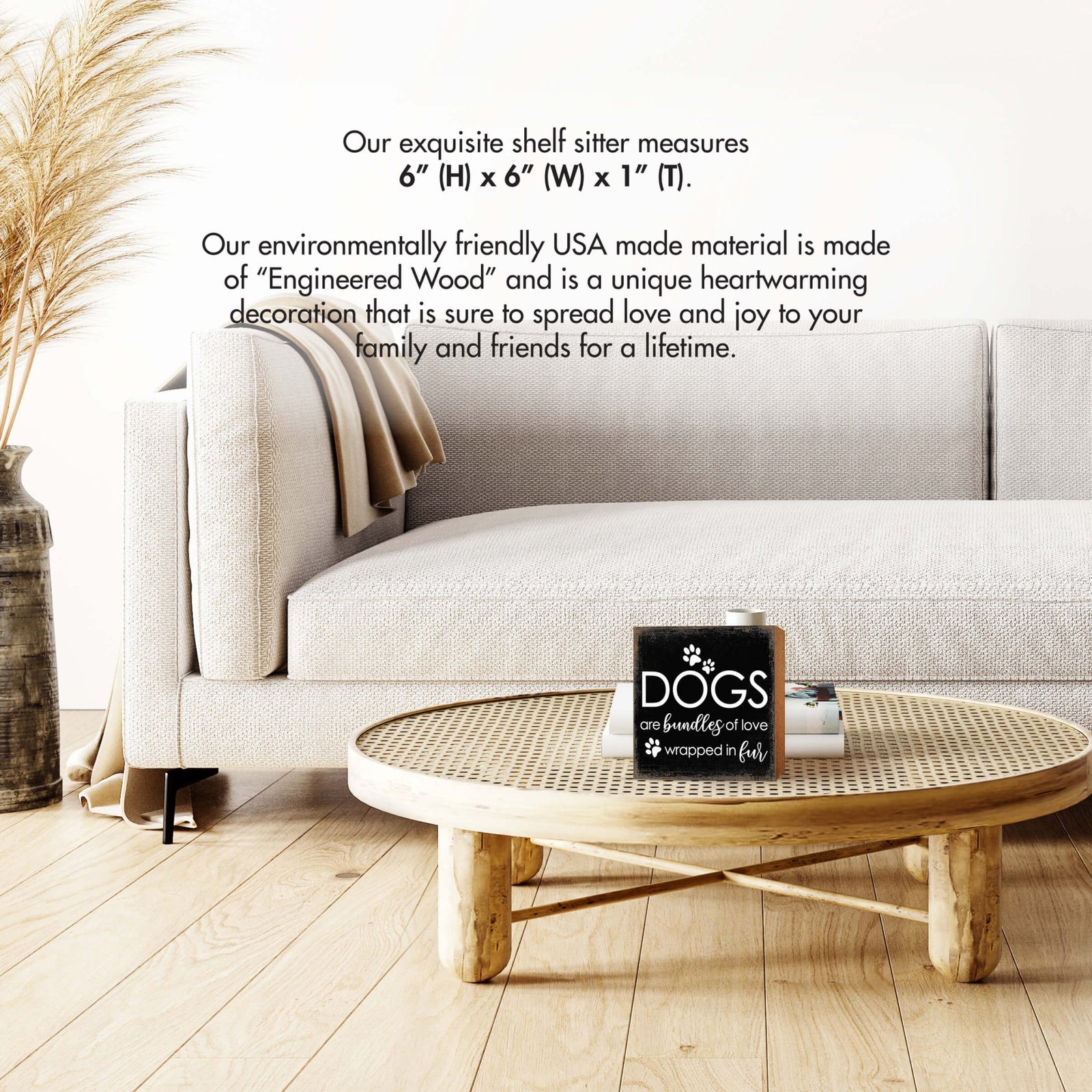 Wooden Shelf Decor and Tabletop Signs with Pet Verses - Bundles of Love - LifeSong Milestones