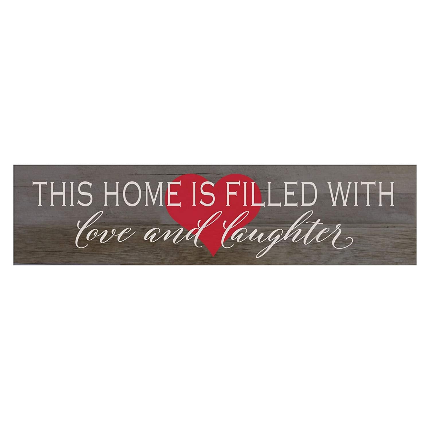 10" x 40" x .0625" Wall Plaque Barnwood Family Rustic Home Decor Sign Print Art - LifeSong Milestones