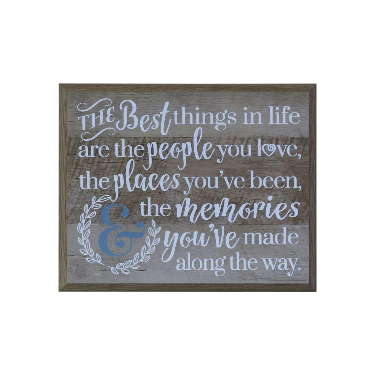 12 x 15 Wall Plaque Decor - The Best Things In Life - LifeSong Milestones