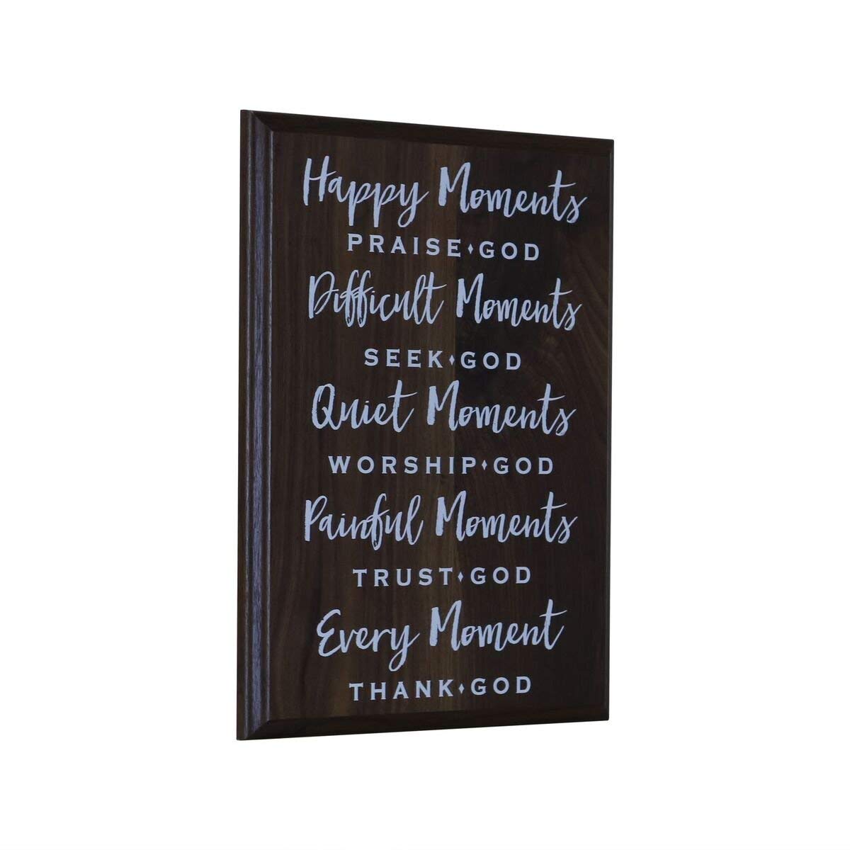 12" x 15" x .75 Wall Plaque Decor - Happy Moments - LifeSong Milestones