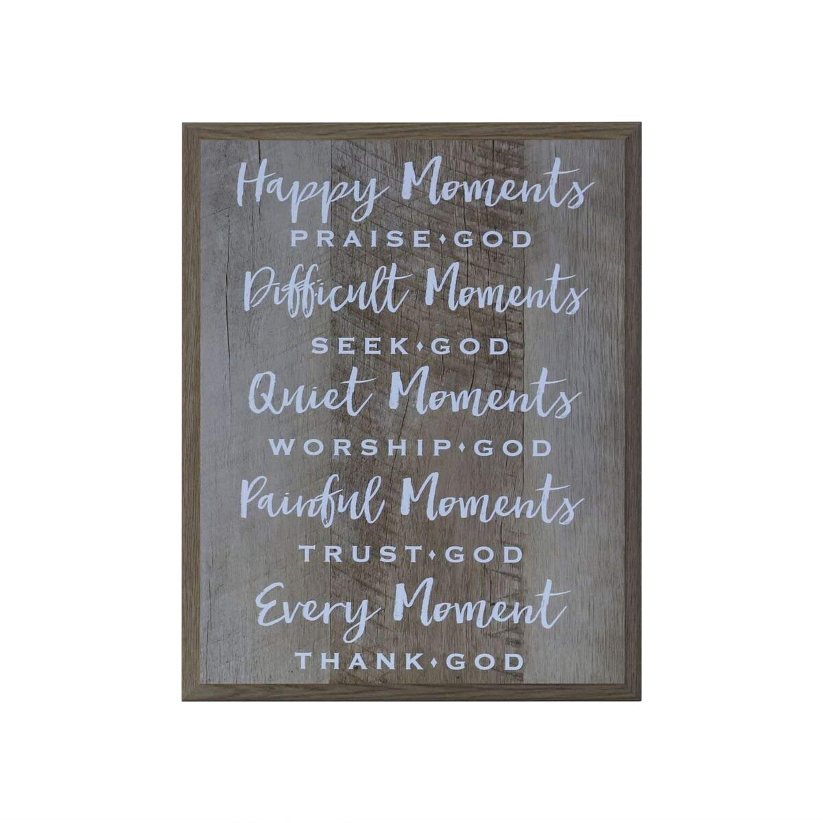 12" x 15" x .75 Wall Plaque Decor - Happy Moments - LifeSong Milestones