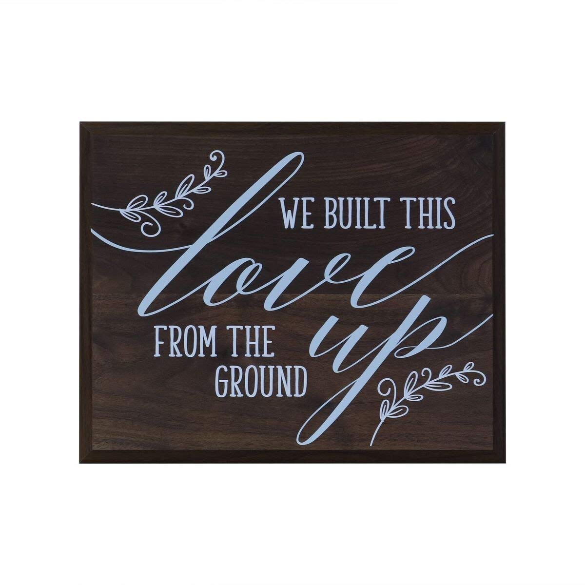 12" x 15" x .75" Wall Plaque Decor - We Built This - LifeSong Milestones