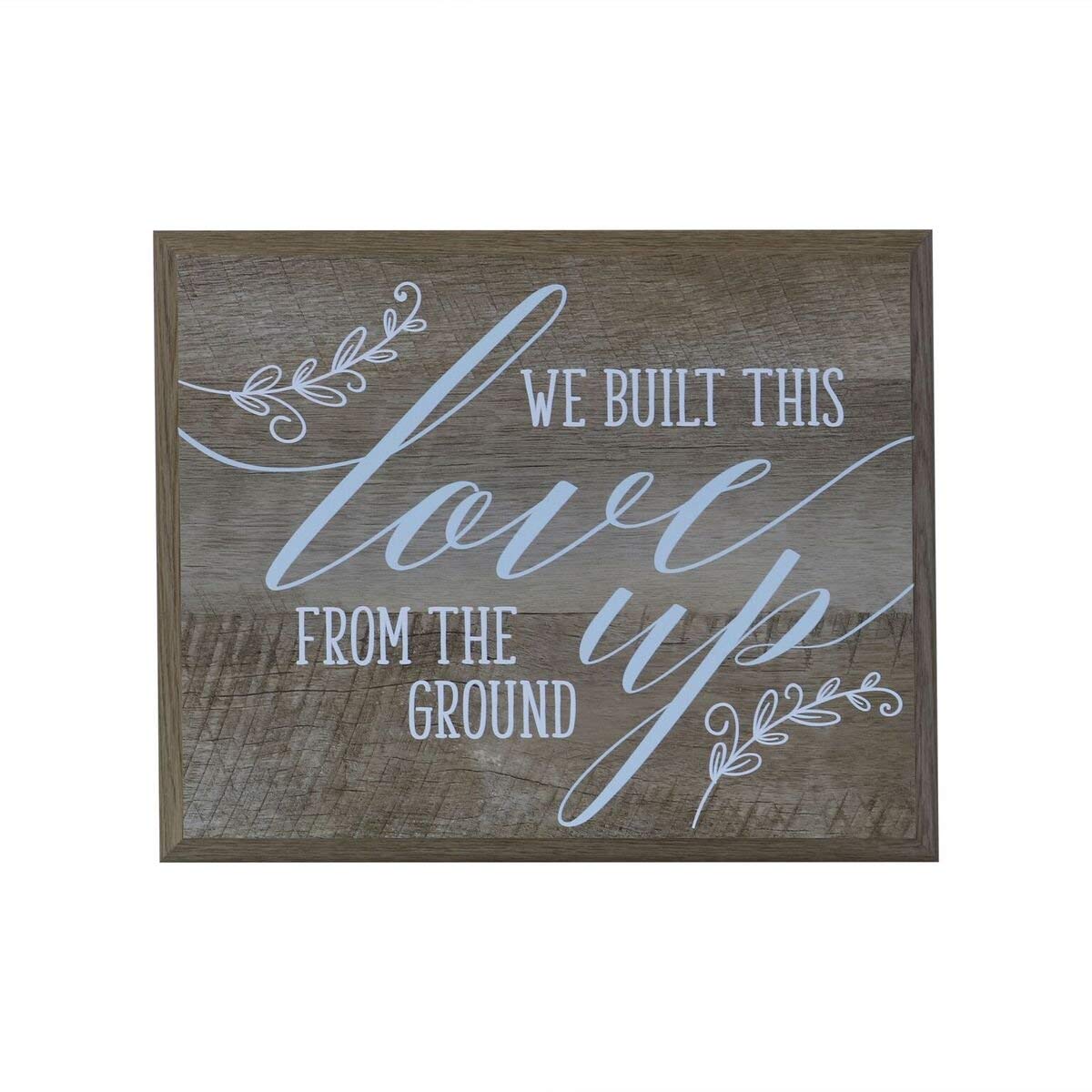12" x 15" x .75" Wall Plaque Decor - We Built This - LifeSong Milestones
