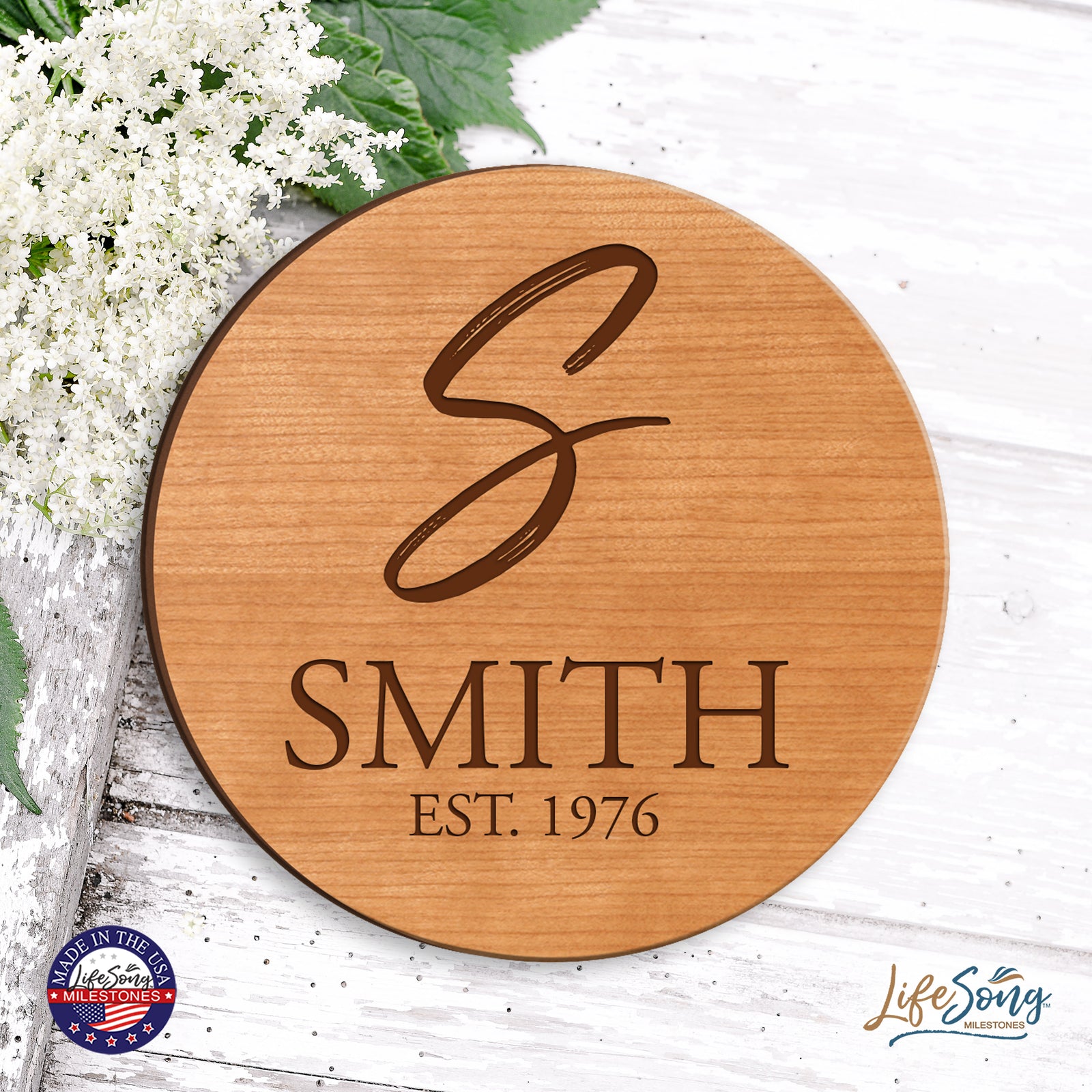 Personalized Monogram Lazy Susan Home Décor - LifeSong Milestones