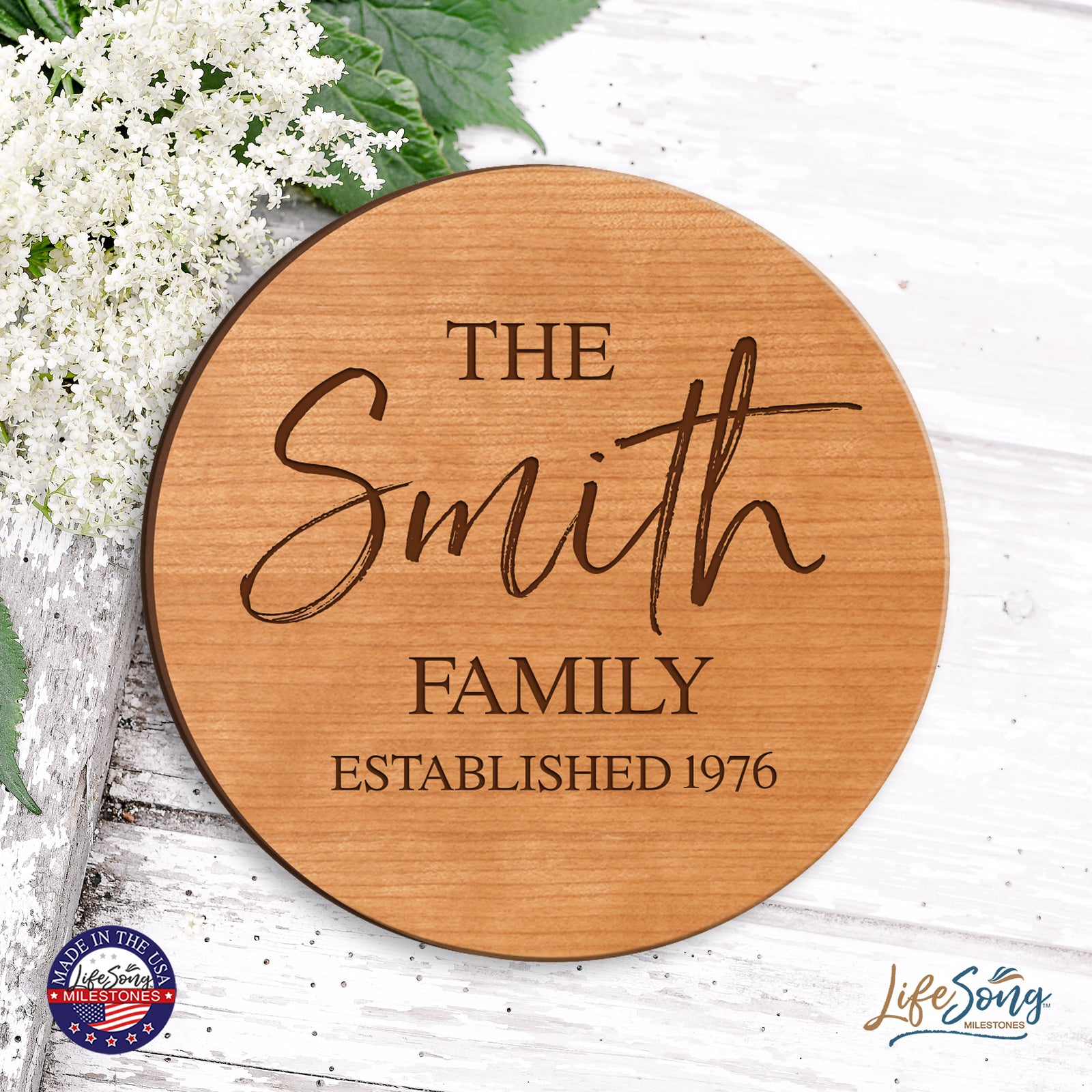 Personalized Monogram Lazy Susan Home Décor - LifeSong Milestones