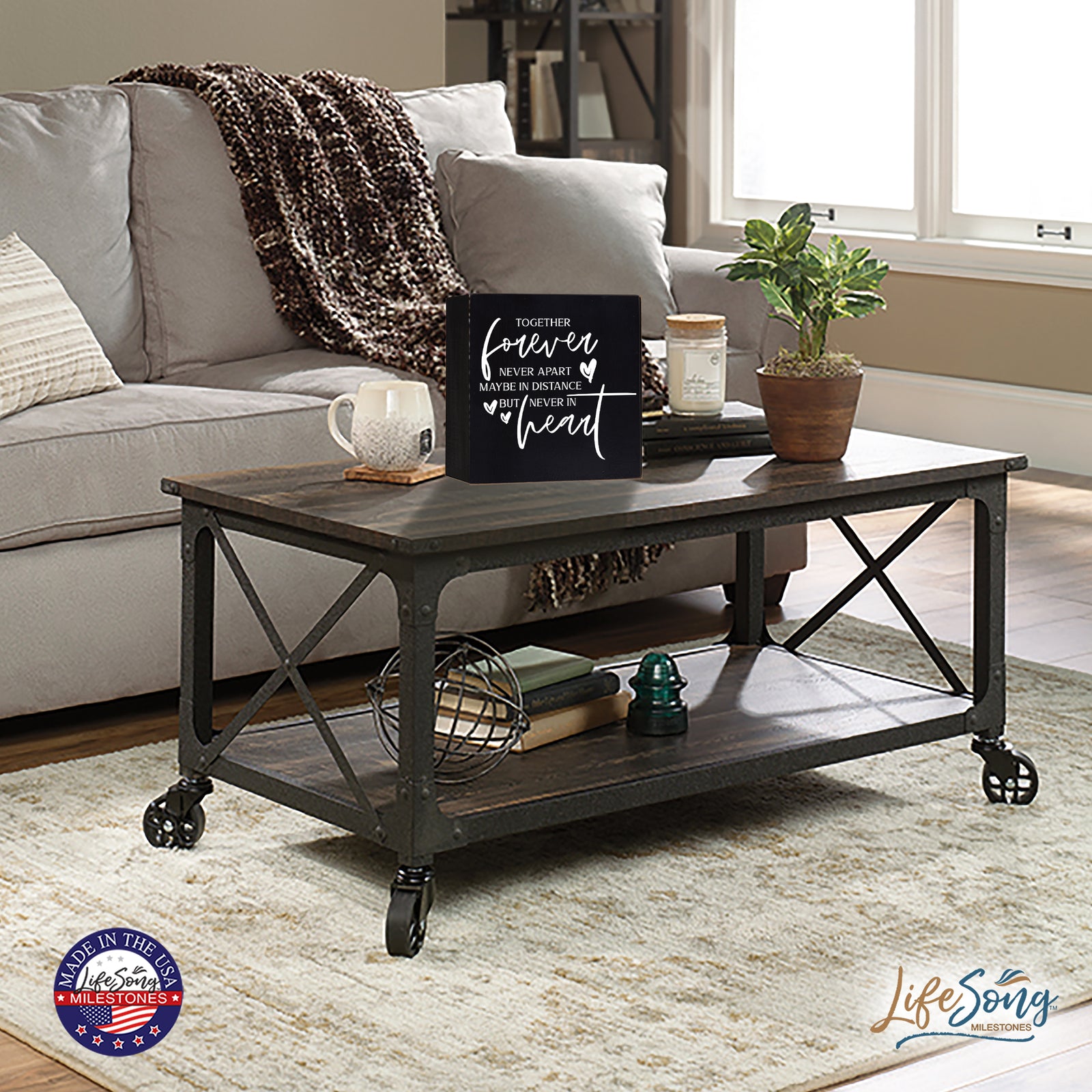 Digitally printed 10 inches shadow box home décor