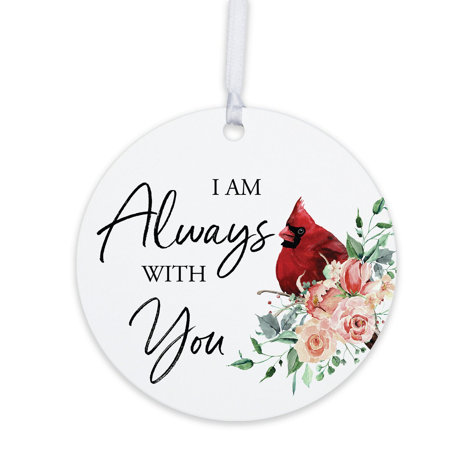 Lifesong Milestones Hanging Memorial Round Ornament Signs for Sympathy Gifts