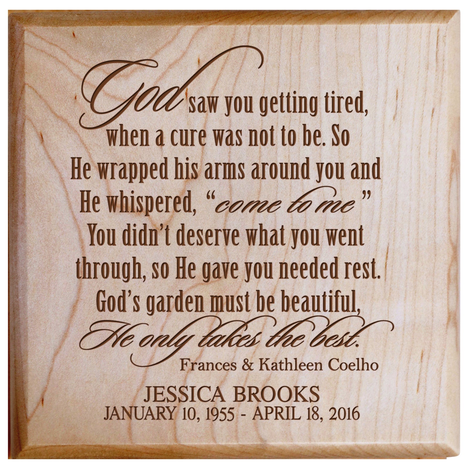 urn a memory human small ashes cremation maple