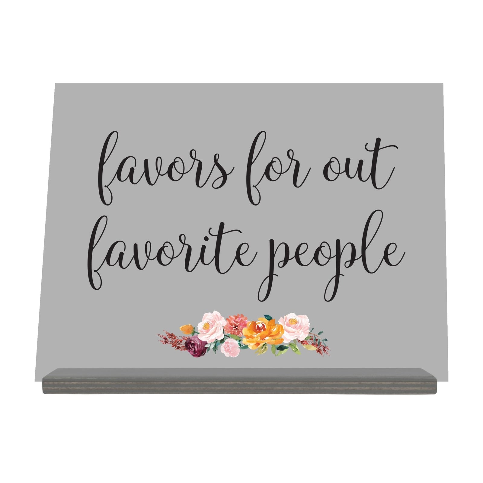 Acrylic Wedding Sign For Ceremony and Reception - Favors For - LifeSong Milestones