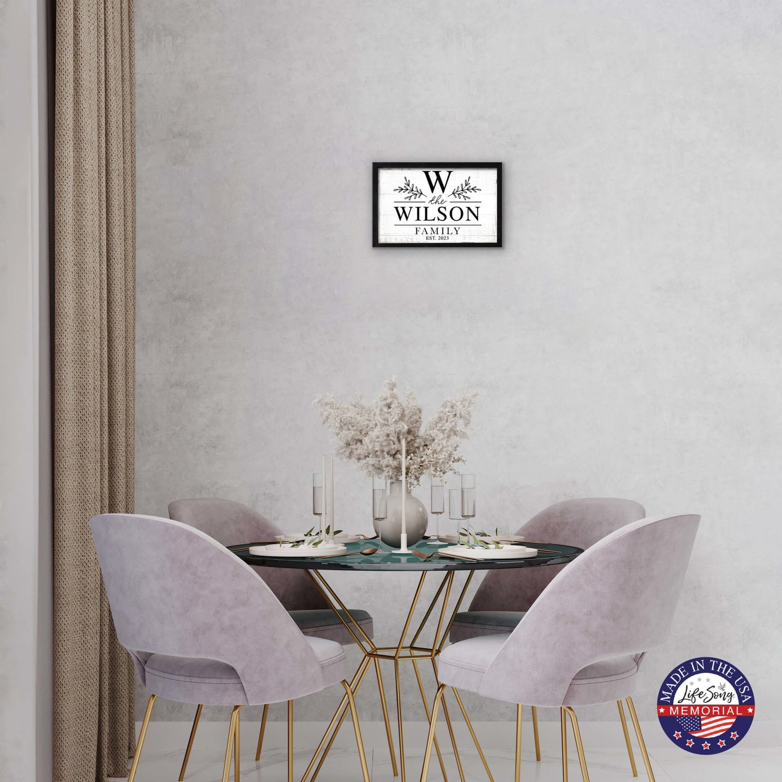 Add a Personal Touch to Your Family Home Décor with LifeSong Milestones Custom Framed Shadow Box - Wilson Family - LifeSong Milestones
