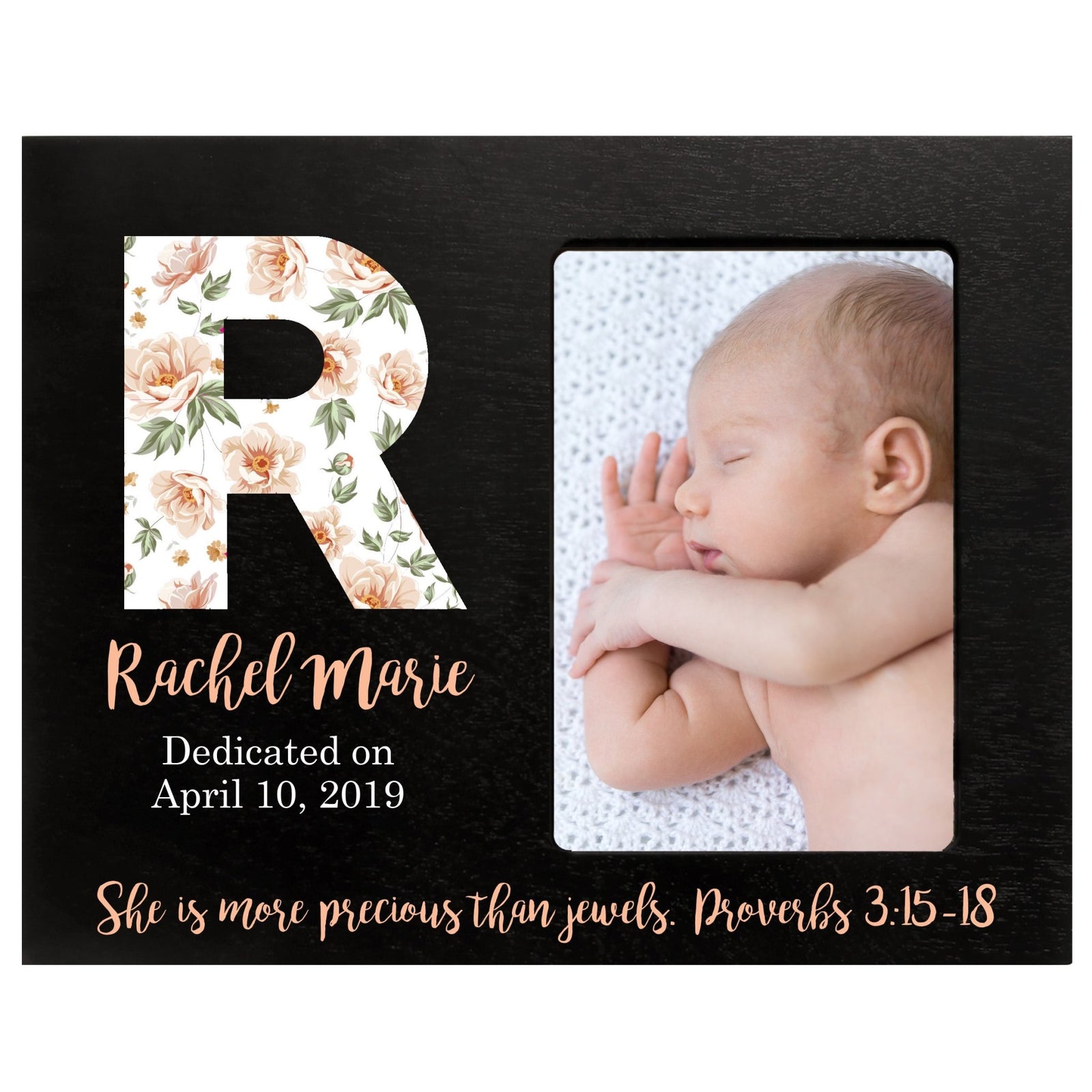 Baby Birth Announcement Photo Frame For Boys and Girls More Precious - LifeSong Milestones