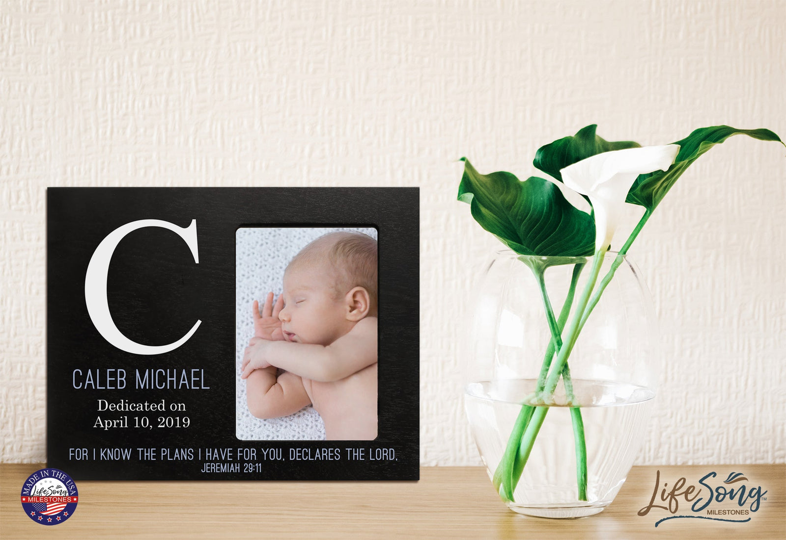 Baby Birth Announcement Photo Frame For Boys and Girls The Plans - LifeSong Milestones