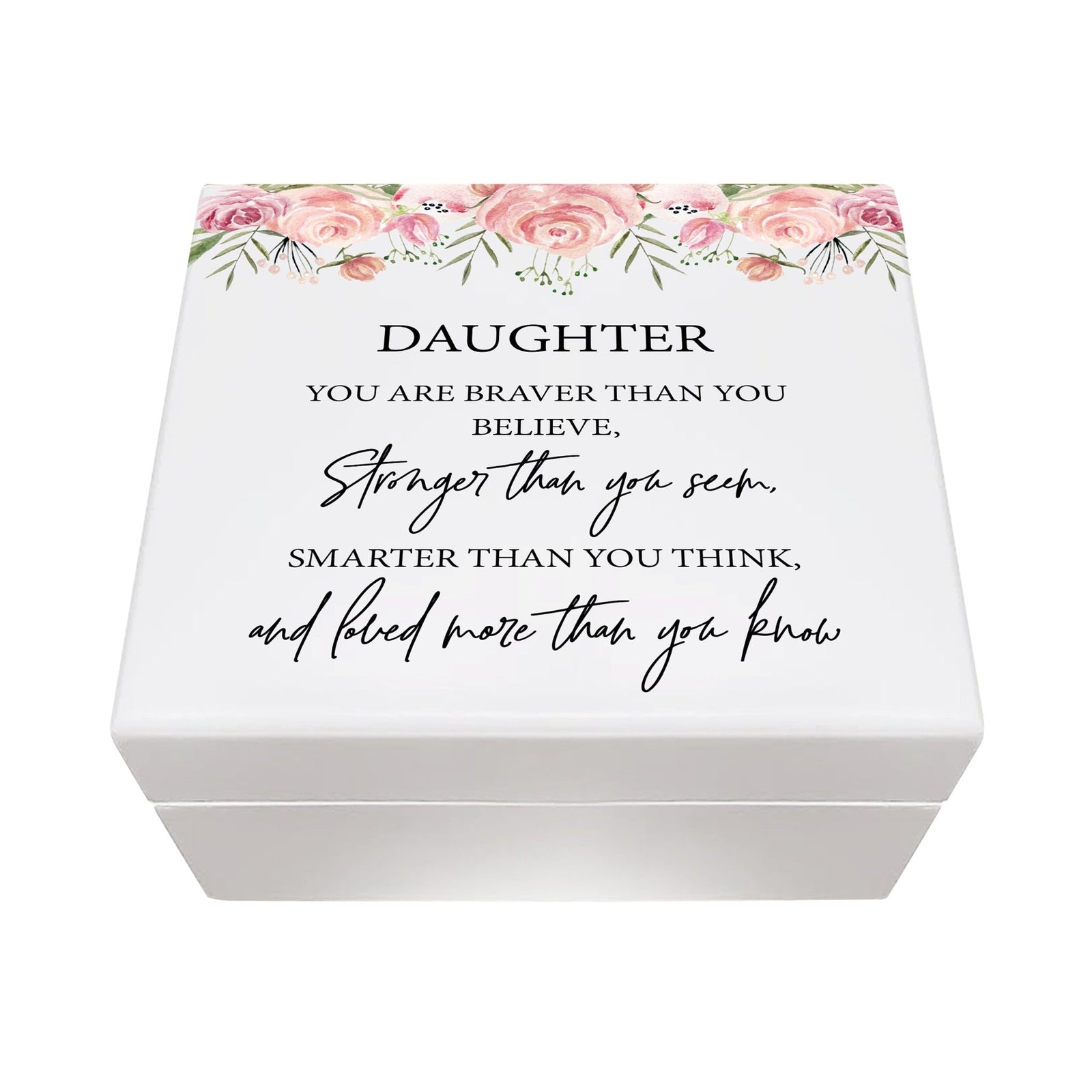 Lifesong Milestones Baptism Keepsake Jewelry Box Gift for Girls