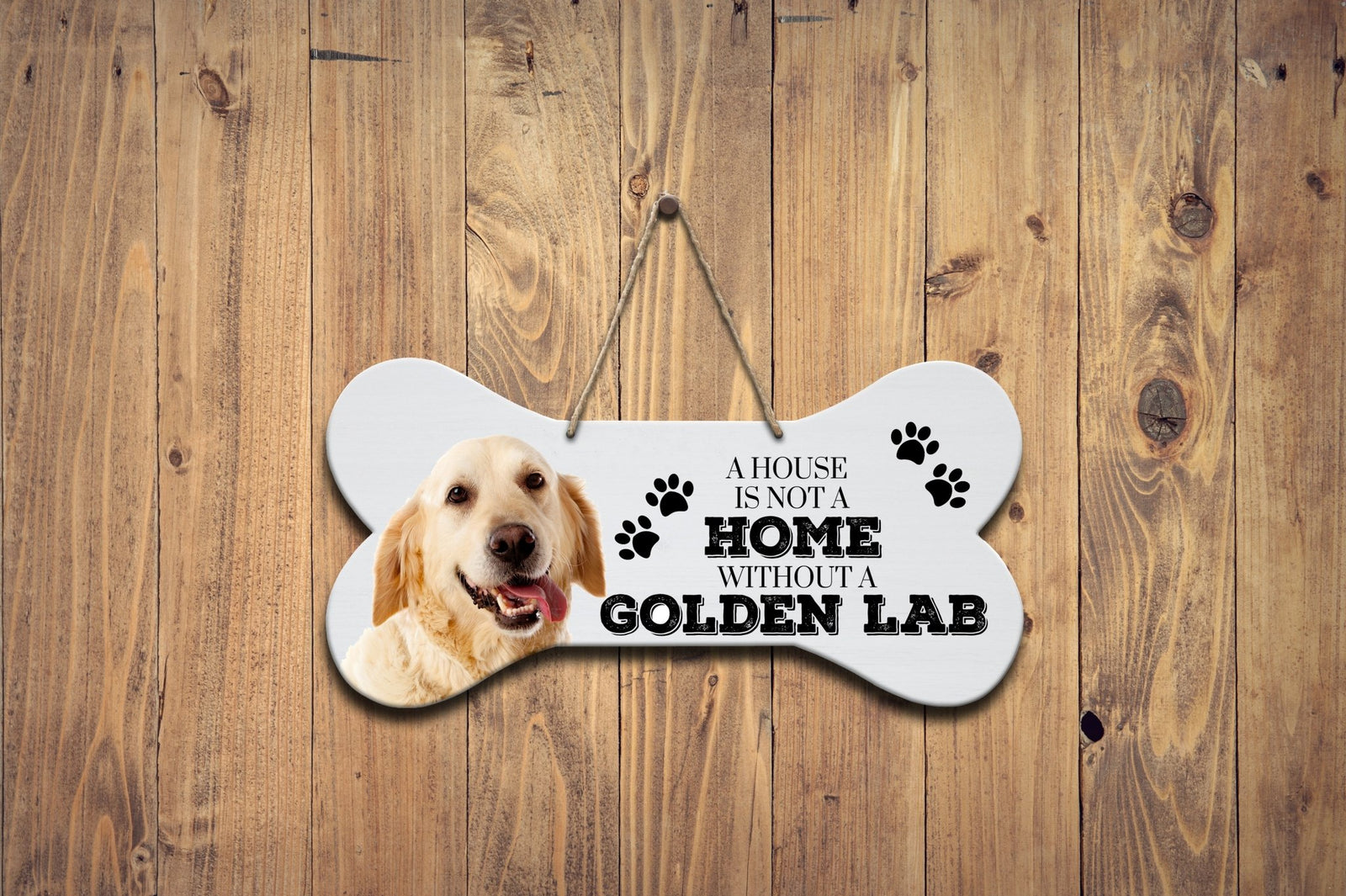 Bone Sign - A House Is Not a Home Without A Lab - LifeSong Milestones