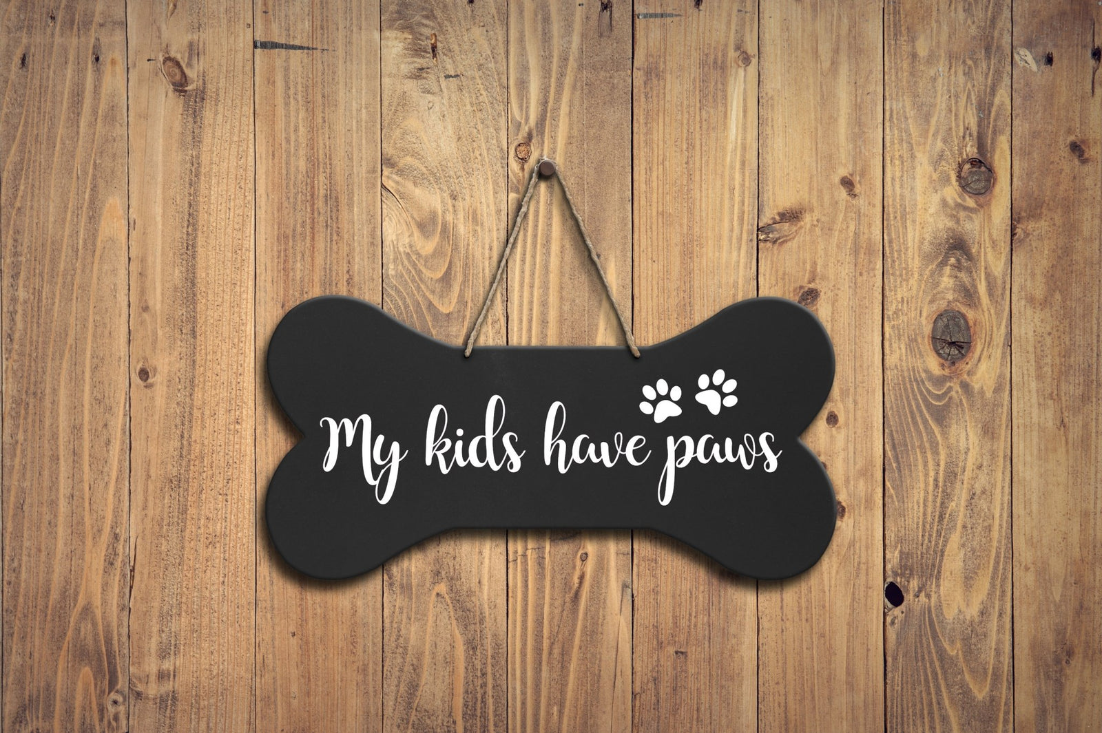 Bone Sign - My Kids Have Paws - LifeSong Milestones