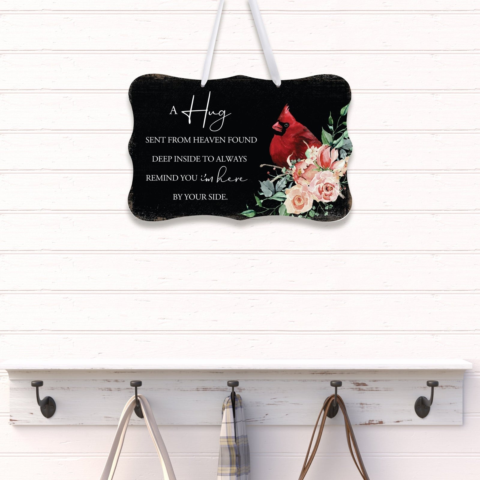 Graceful memorial ribbon signs – a comforting and enduring memorial.