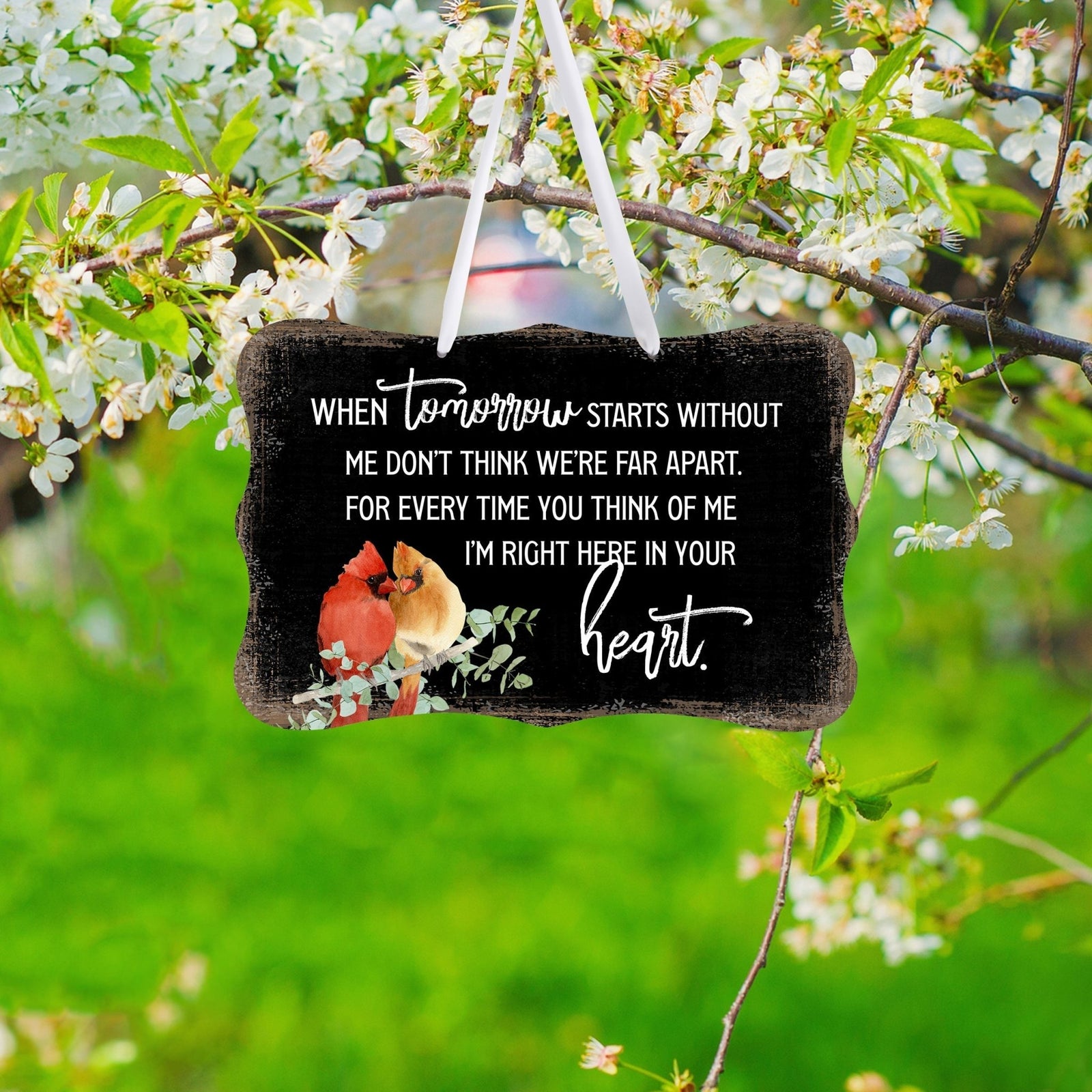 Graceful memorial ribbon signs – a comforting and enduring memorial.