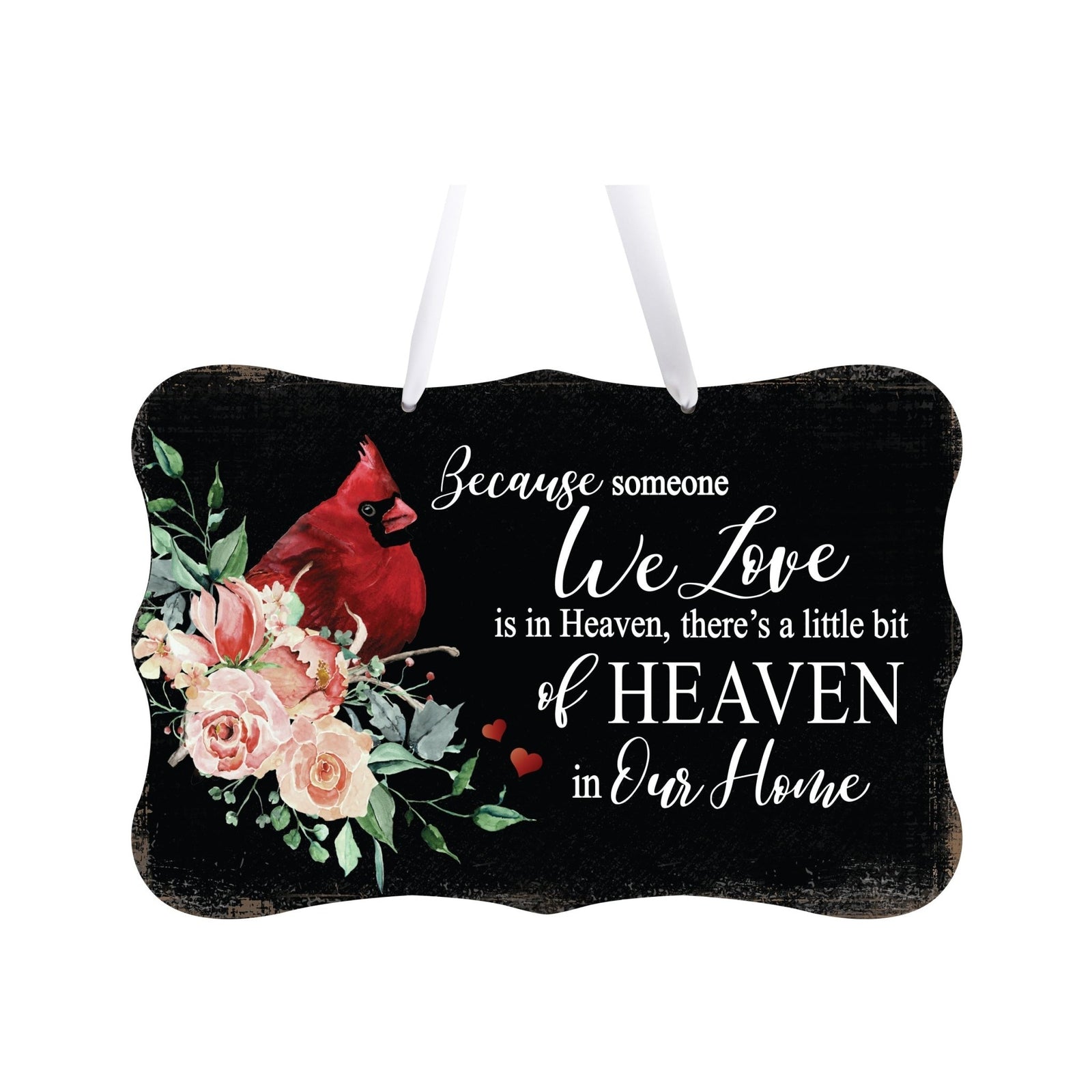 Memorial gifts for the loss of a loved one, including this elegant wall hanging sign, designed to offer comfort and support during difficult times.