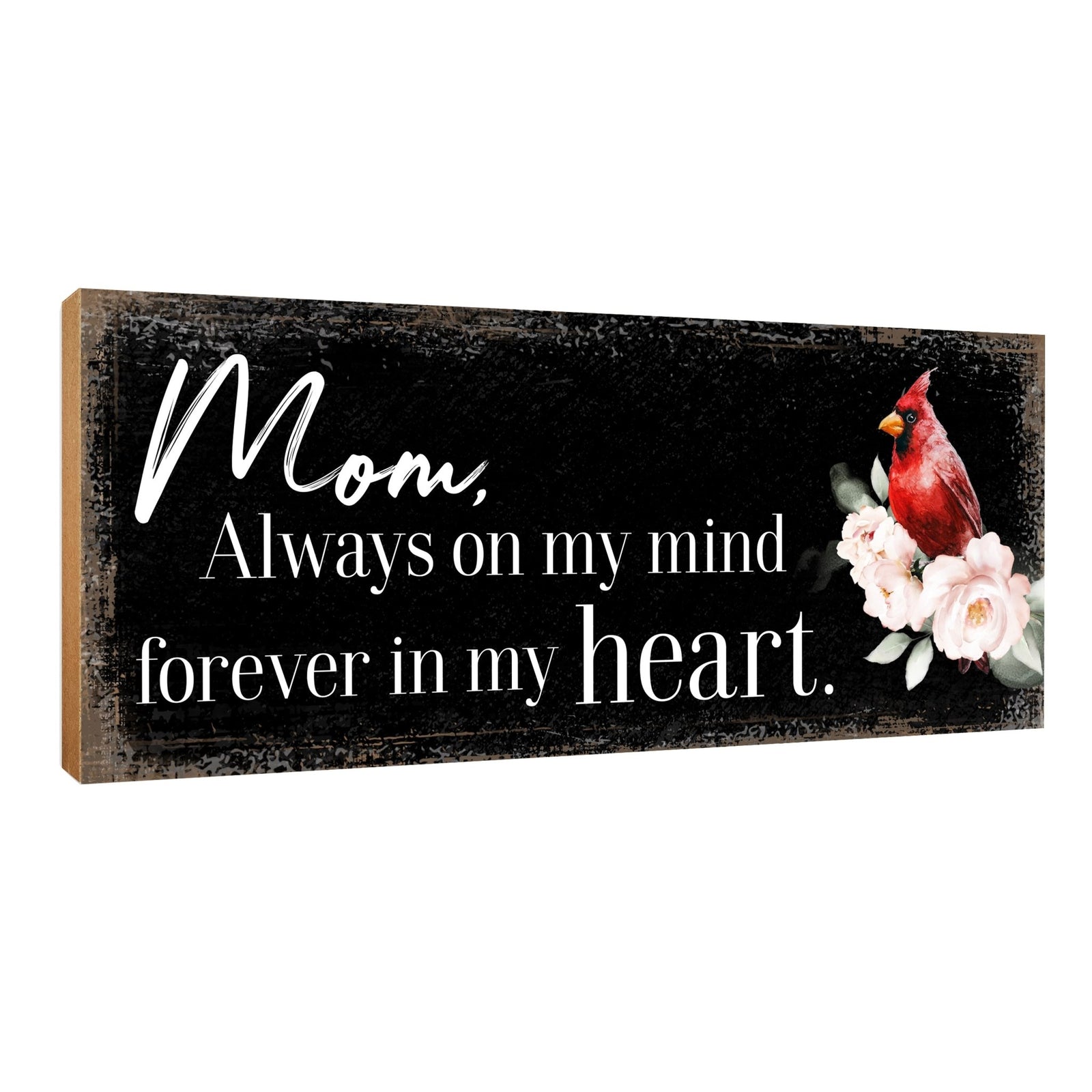 Cardinal Memorial Shelf Décor and Tabletop Signs Sympathy Gift - LifeSong Milestones