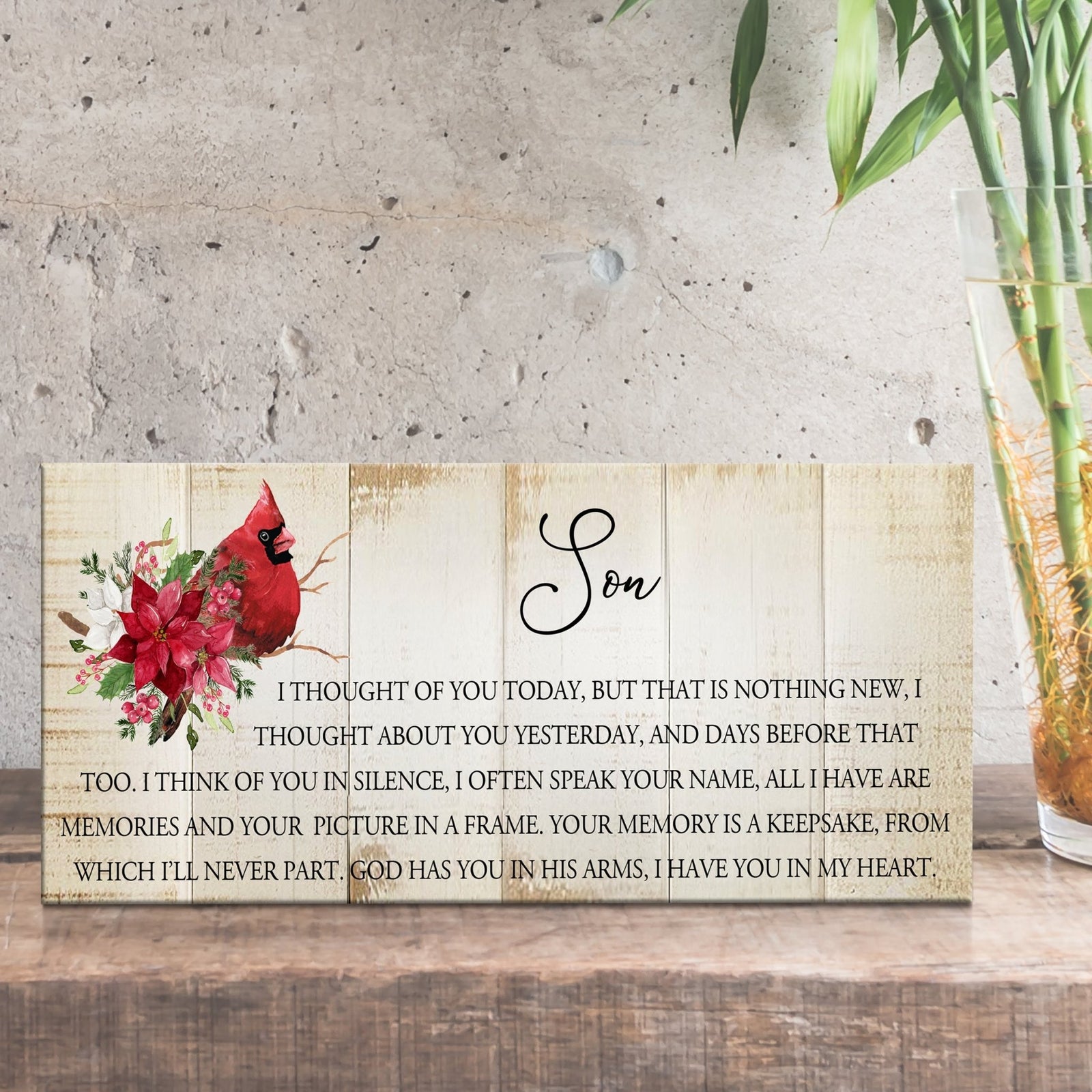 Unique wooden memorial decor and gifts.