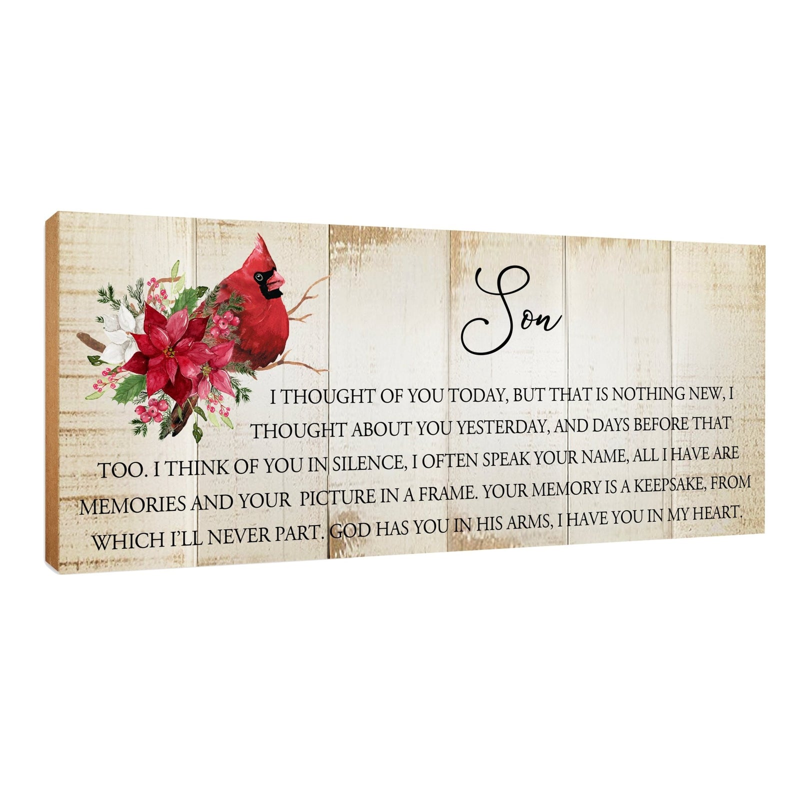 Cardinal memorial gifts for the loss of a loved one.