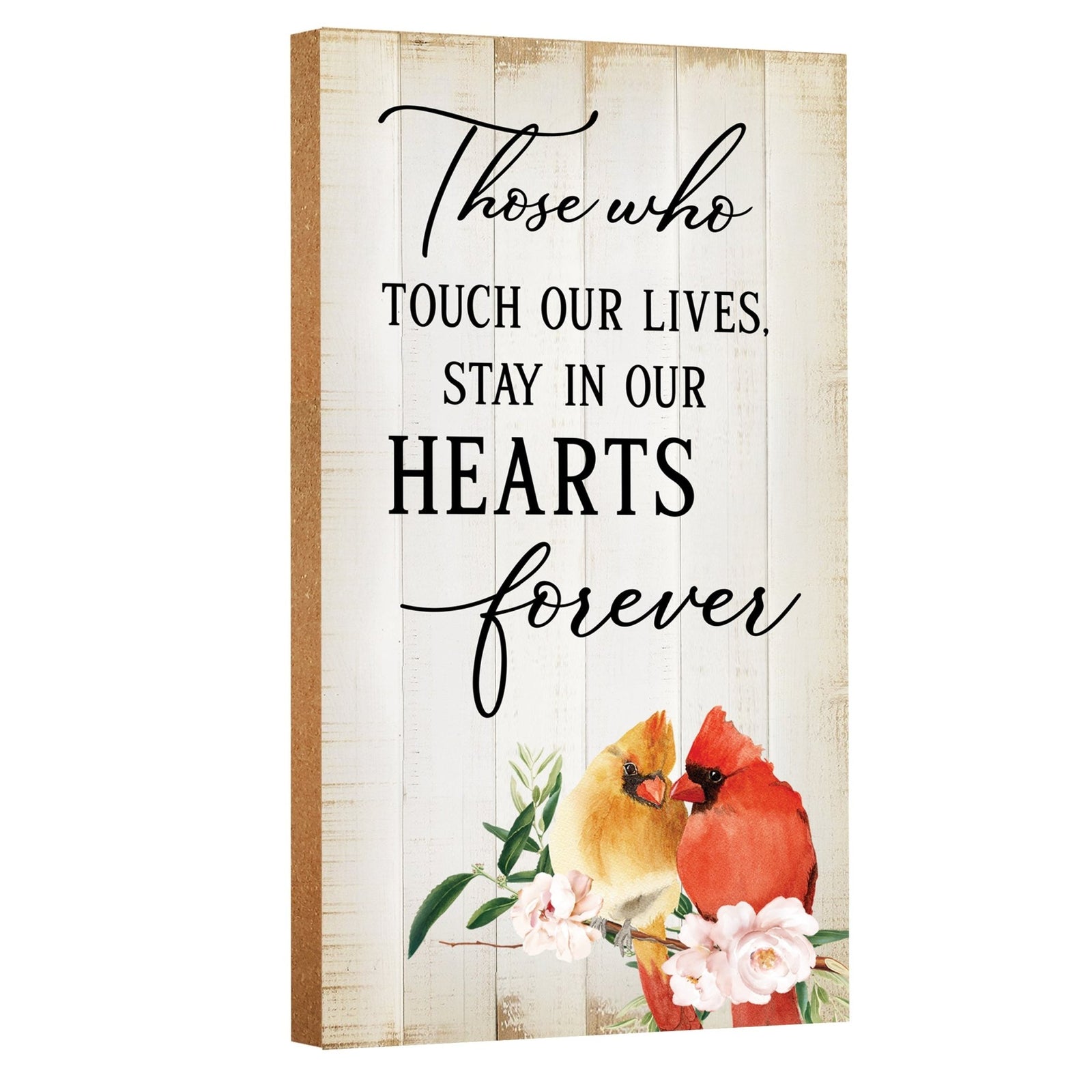 Wooden memorial plaque - a thoughtful gift for loss of a loved one.