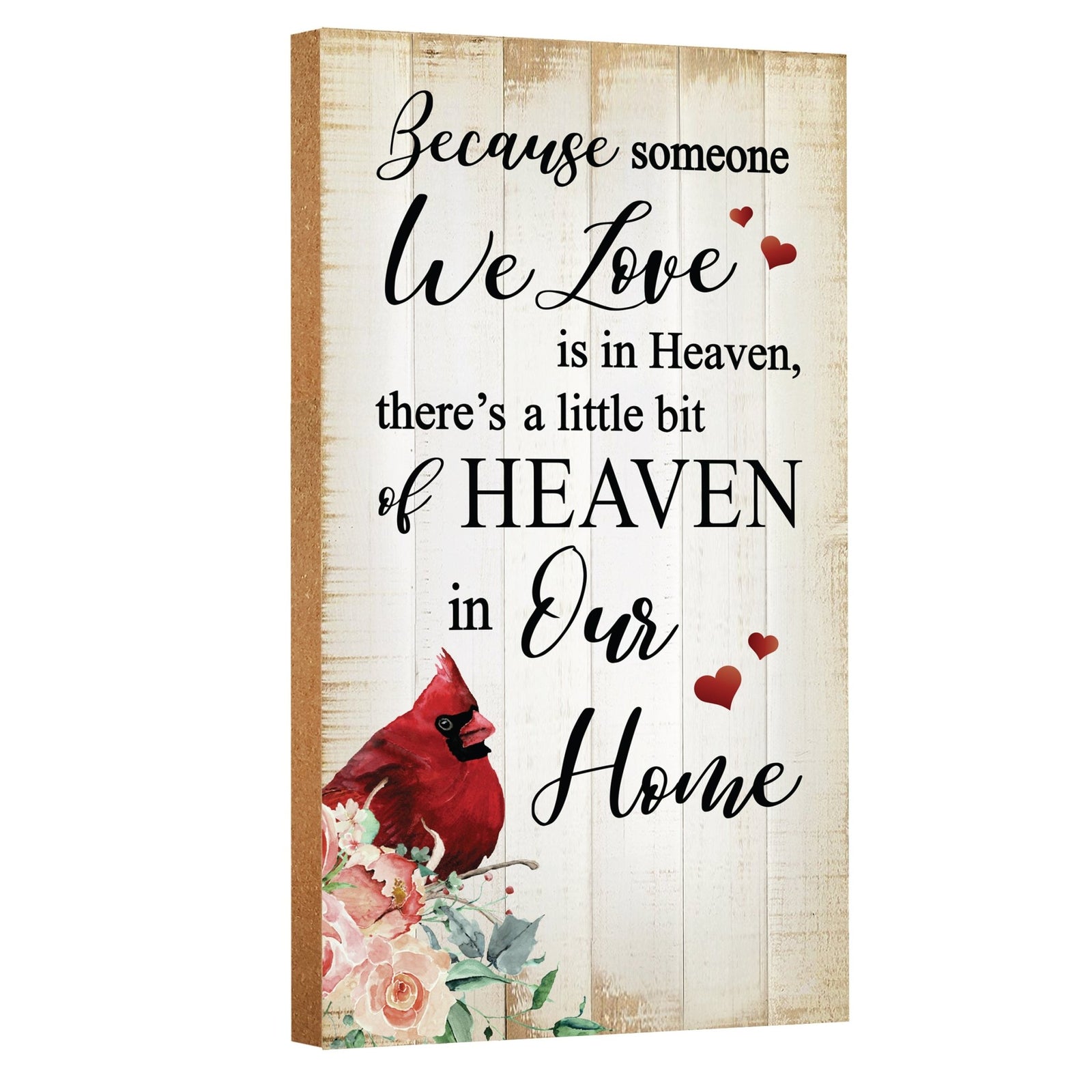 Cardinal Memorial Wall Plaque for Home Decorations - LifeSong Milestones